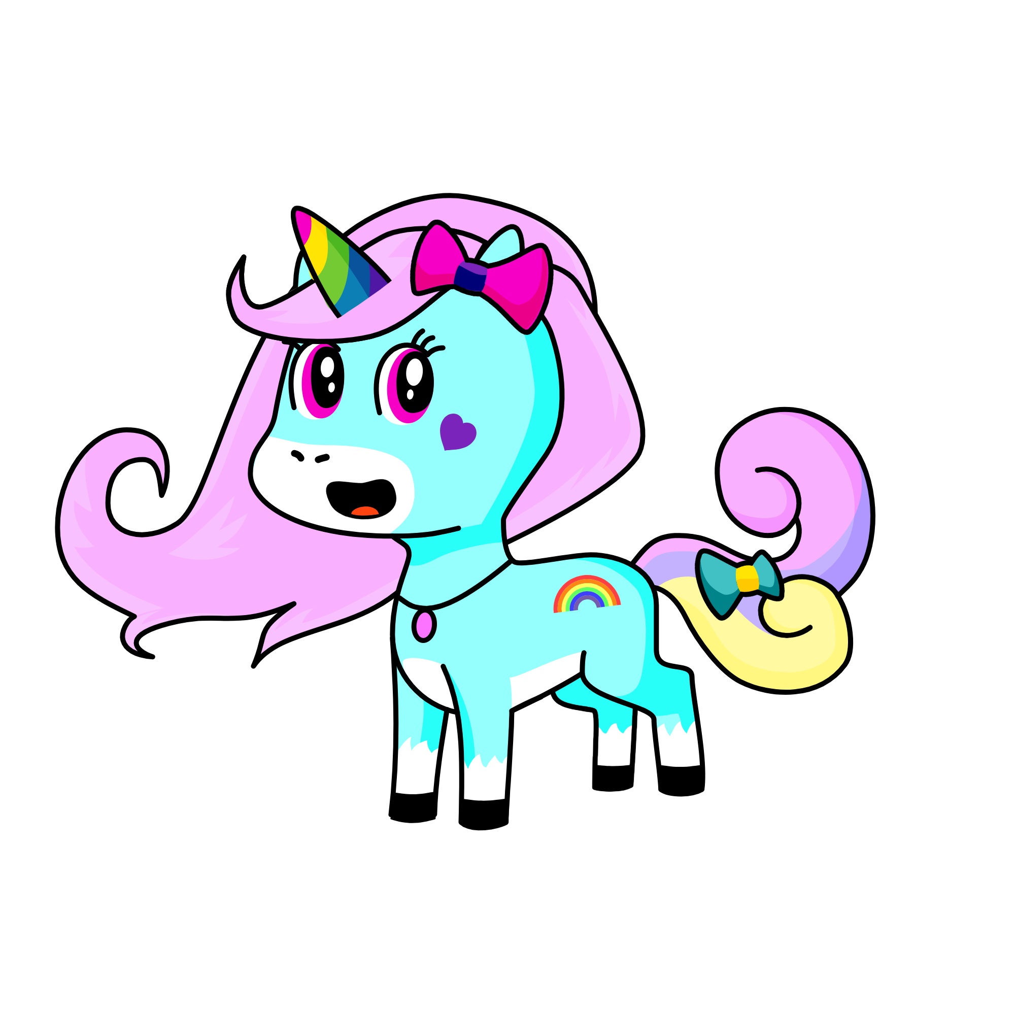 Girly, the unicorn