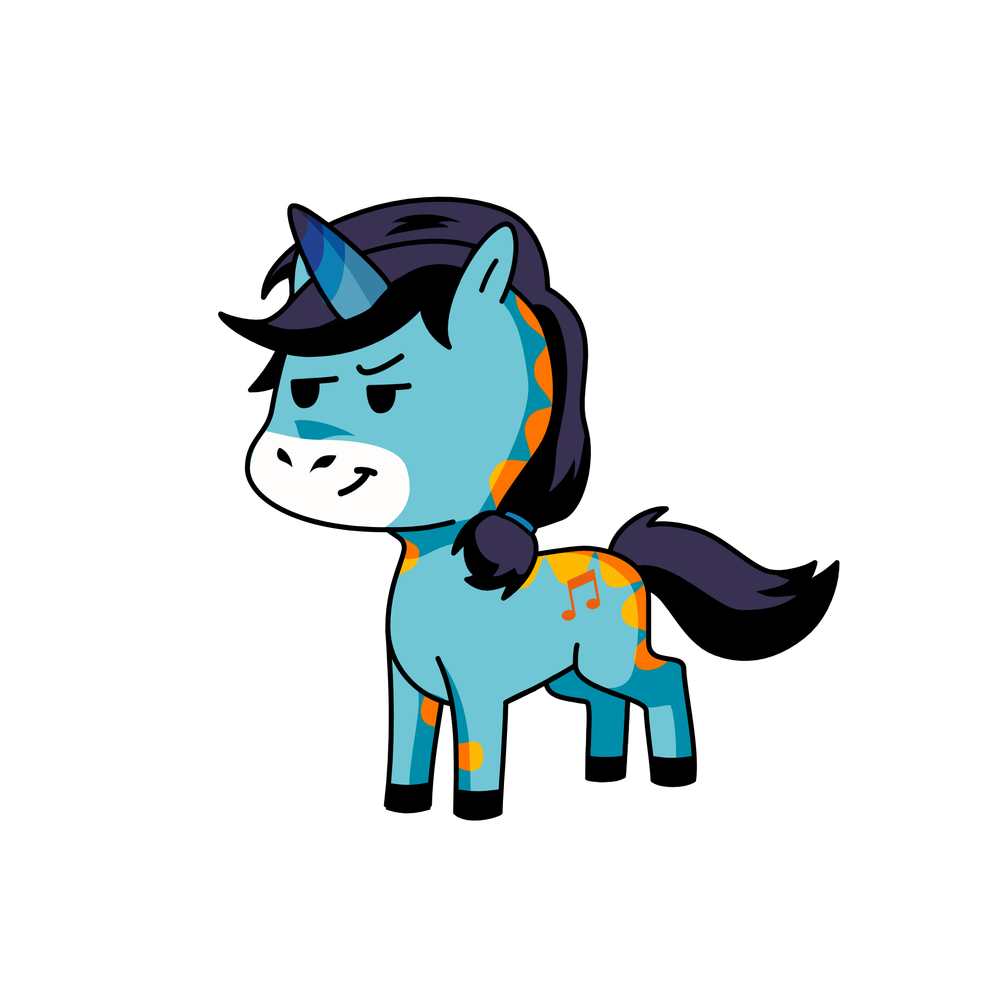 Aye, the unicorn