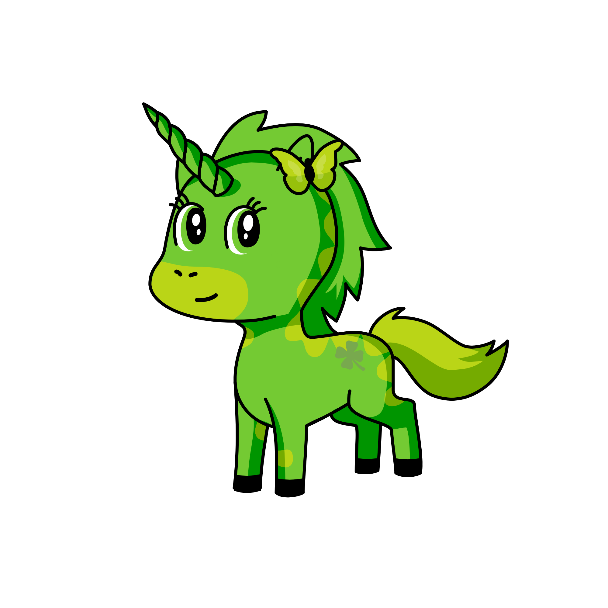 Lucky, the unicorn