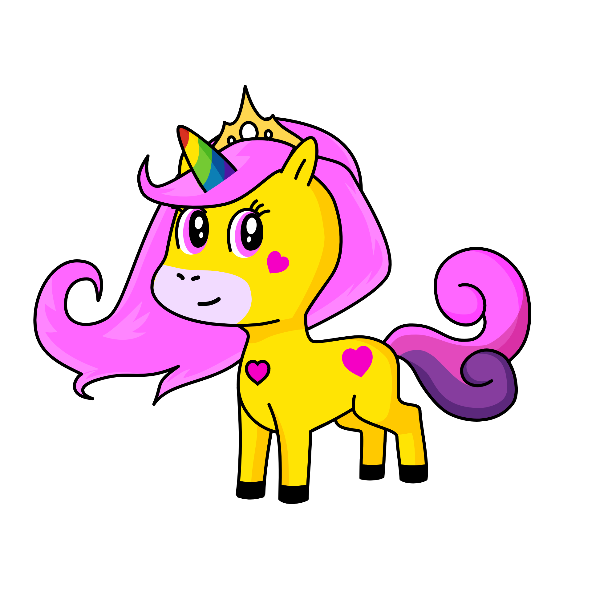 Rosebud, the unicorn