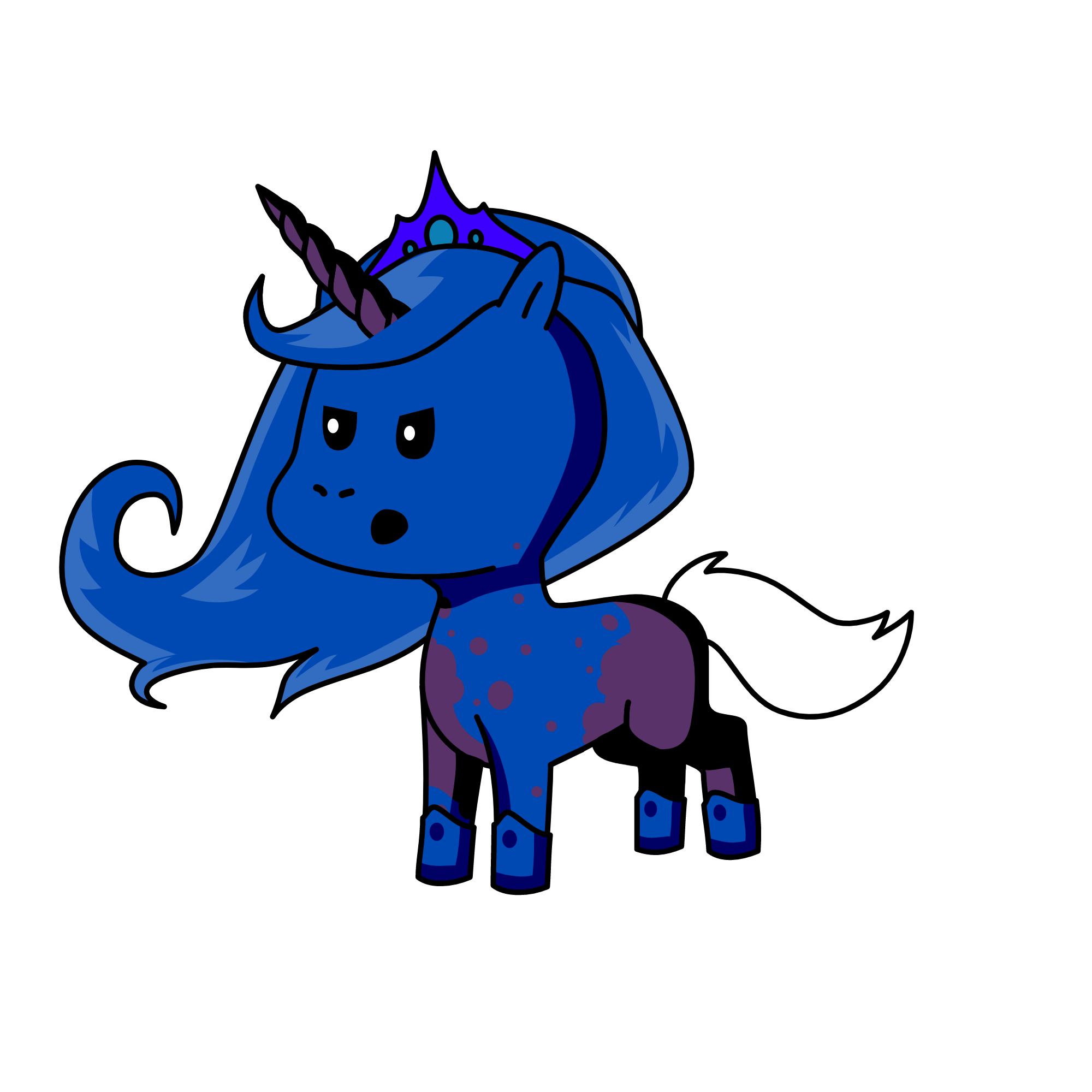 princess luna, the unicorn