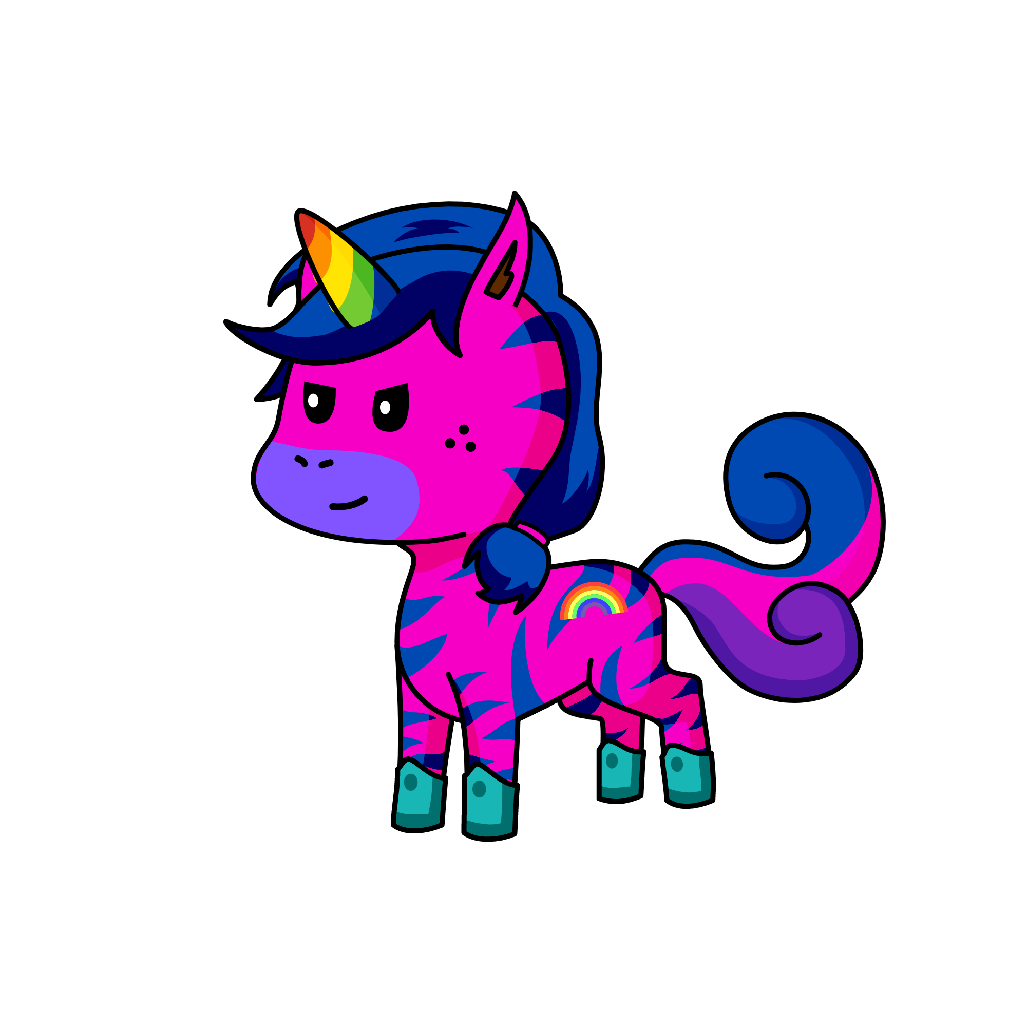 Manuela, the unicorn