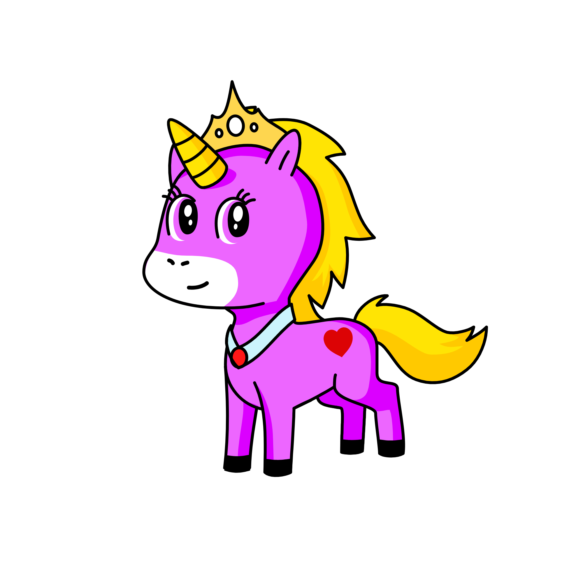 princess, the unicorn
