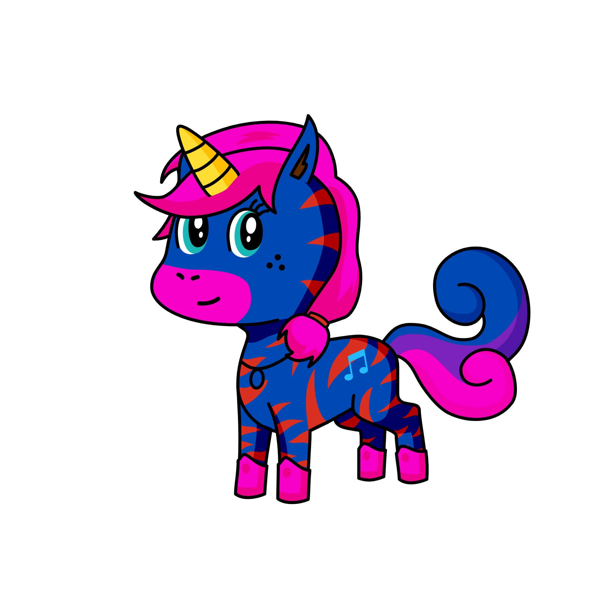 Manuela, the unicorn