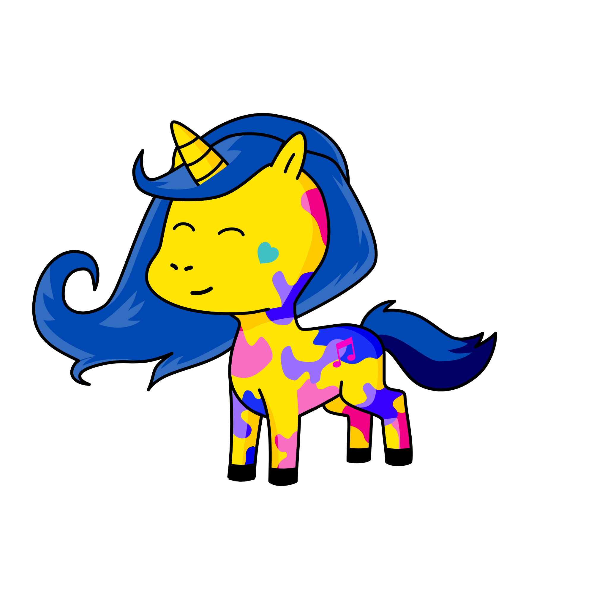 Colovaria, the unicorn