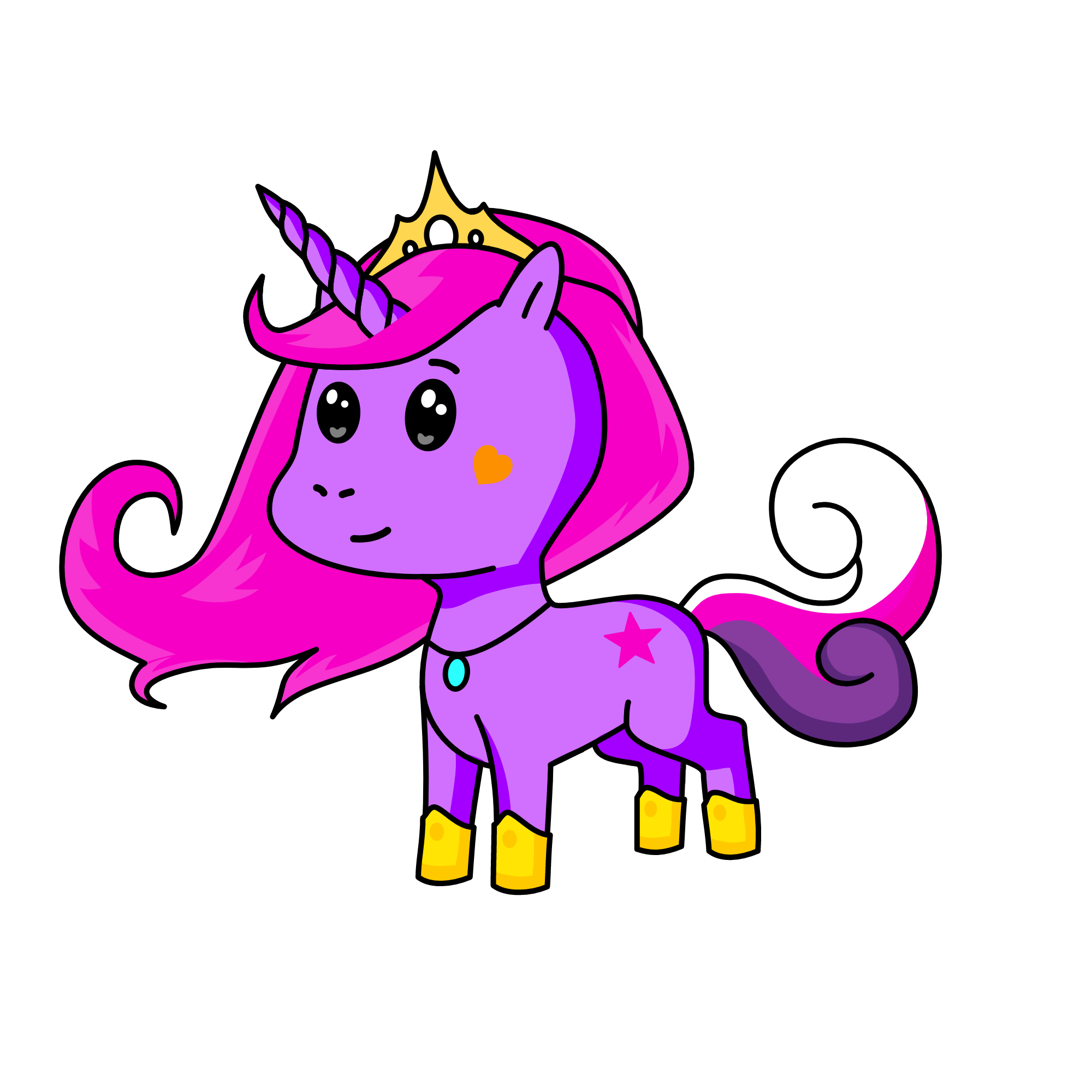 pinky, the unicorn