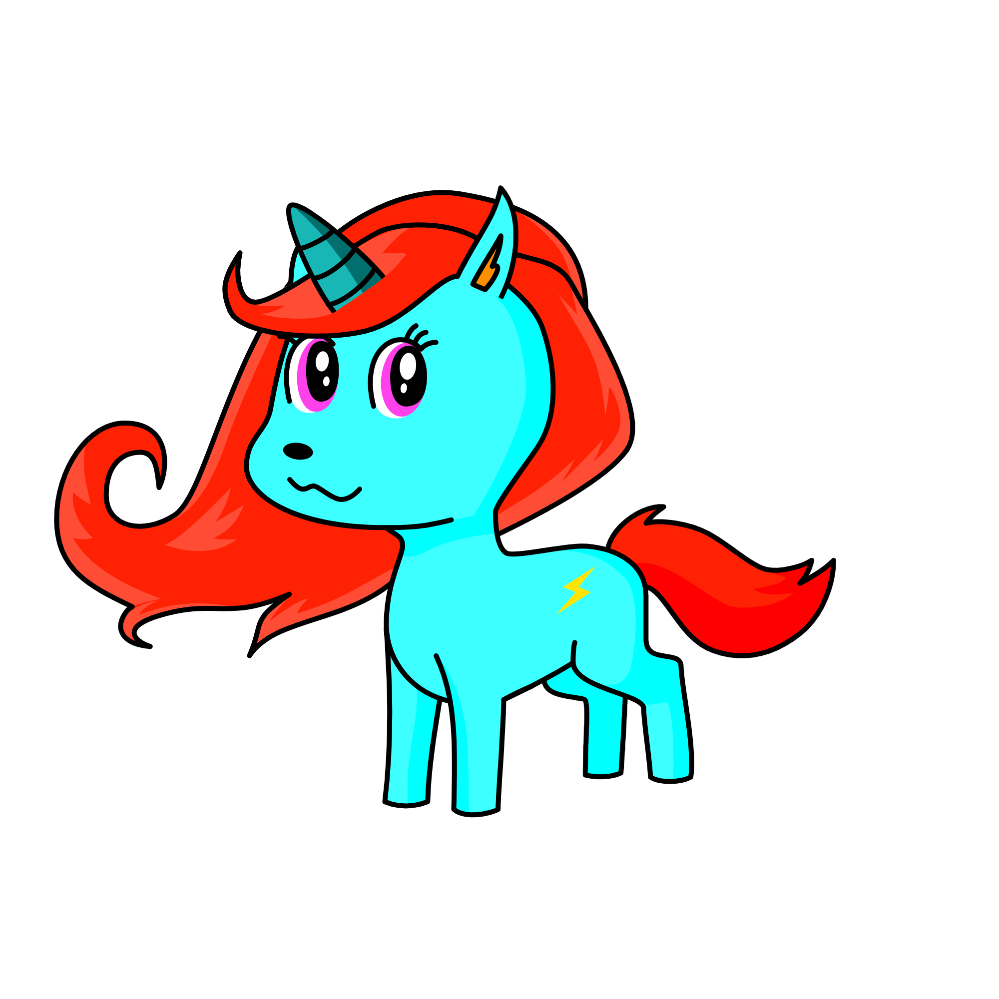 Rainbow Dash (FAIL), the unicorn