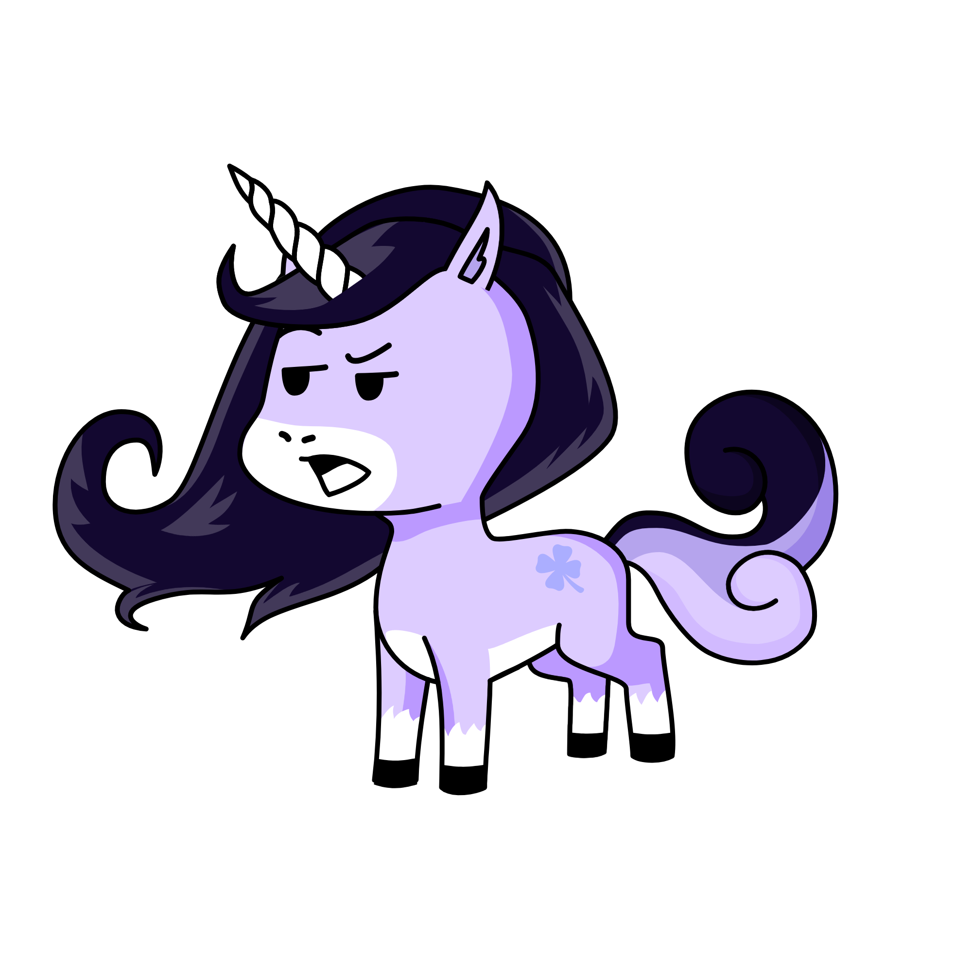 lucky gal, the unicorn