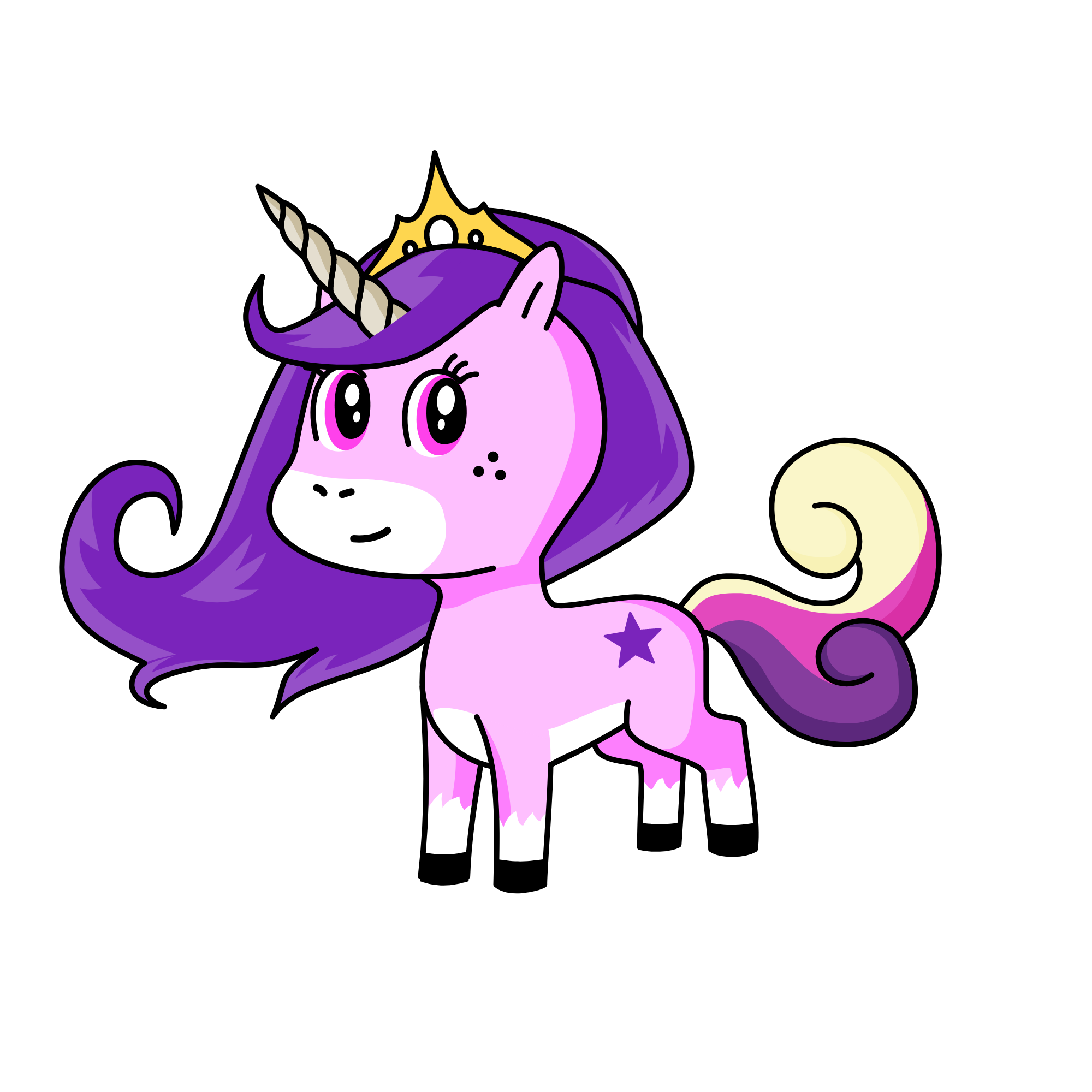 Prenses Candies, the unicorn
