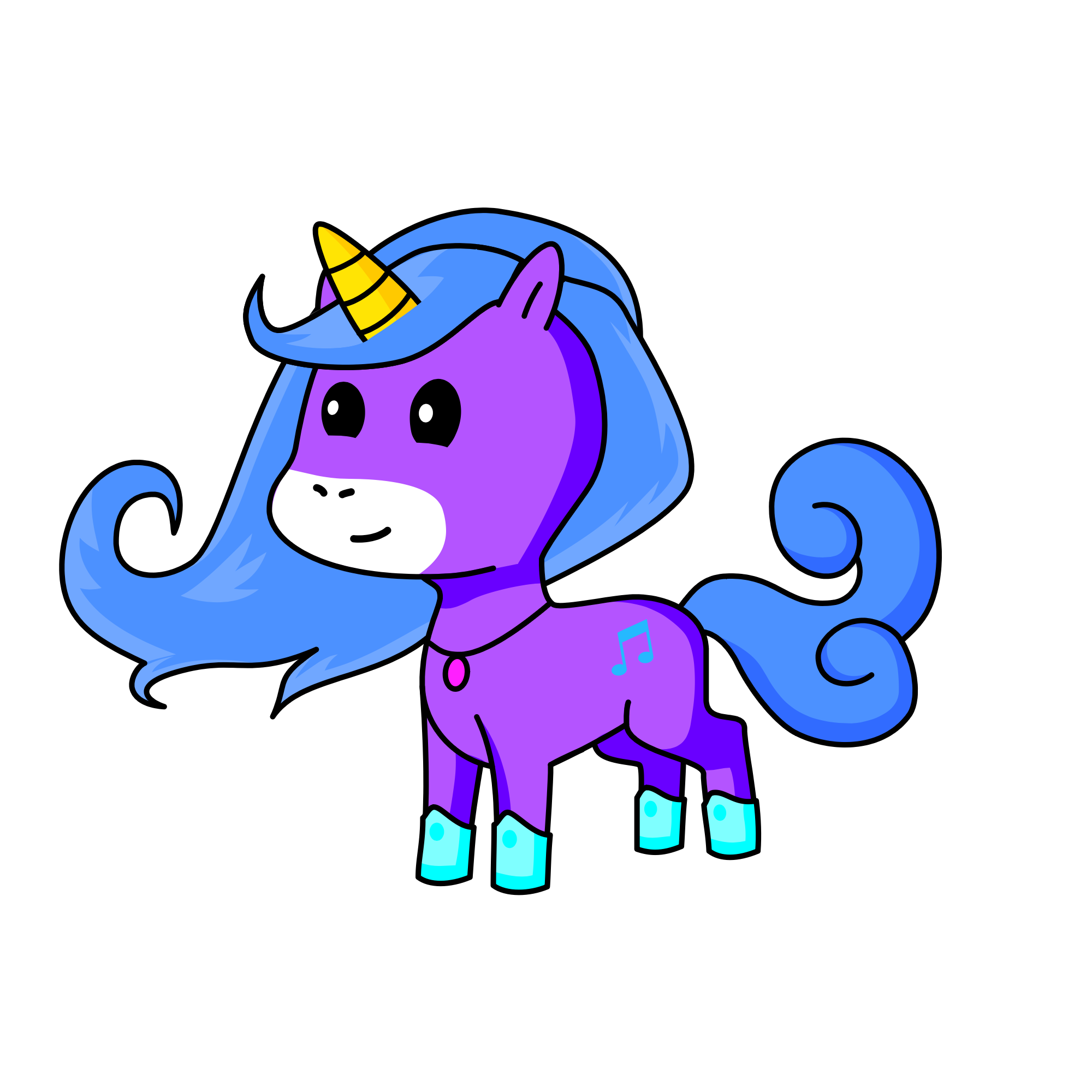 Artsty, the unicorn