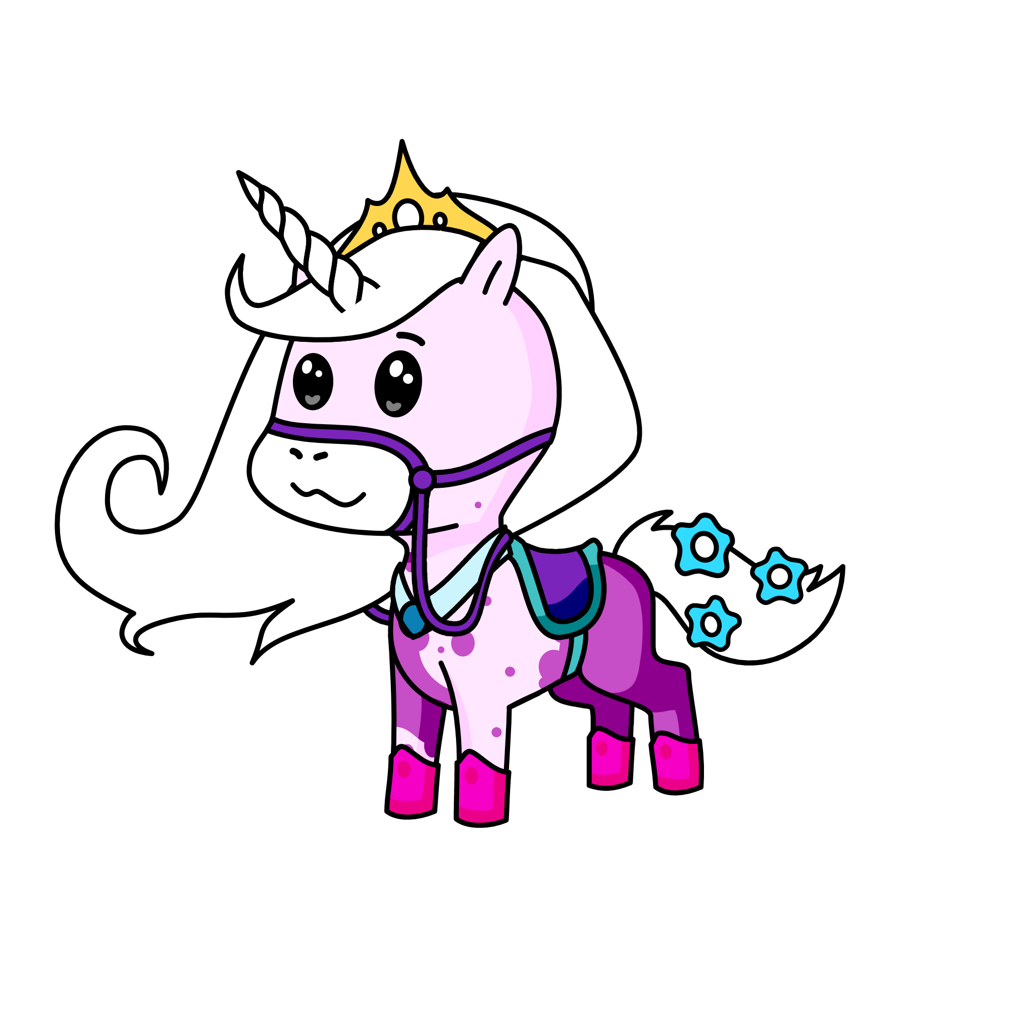 Princess Marshmallow, the unicorn