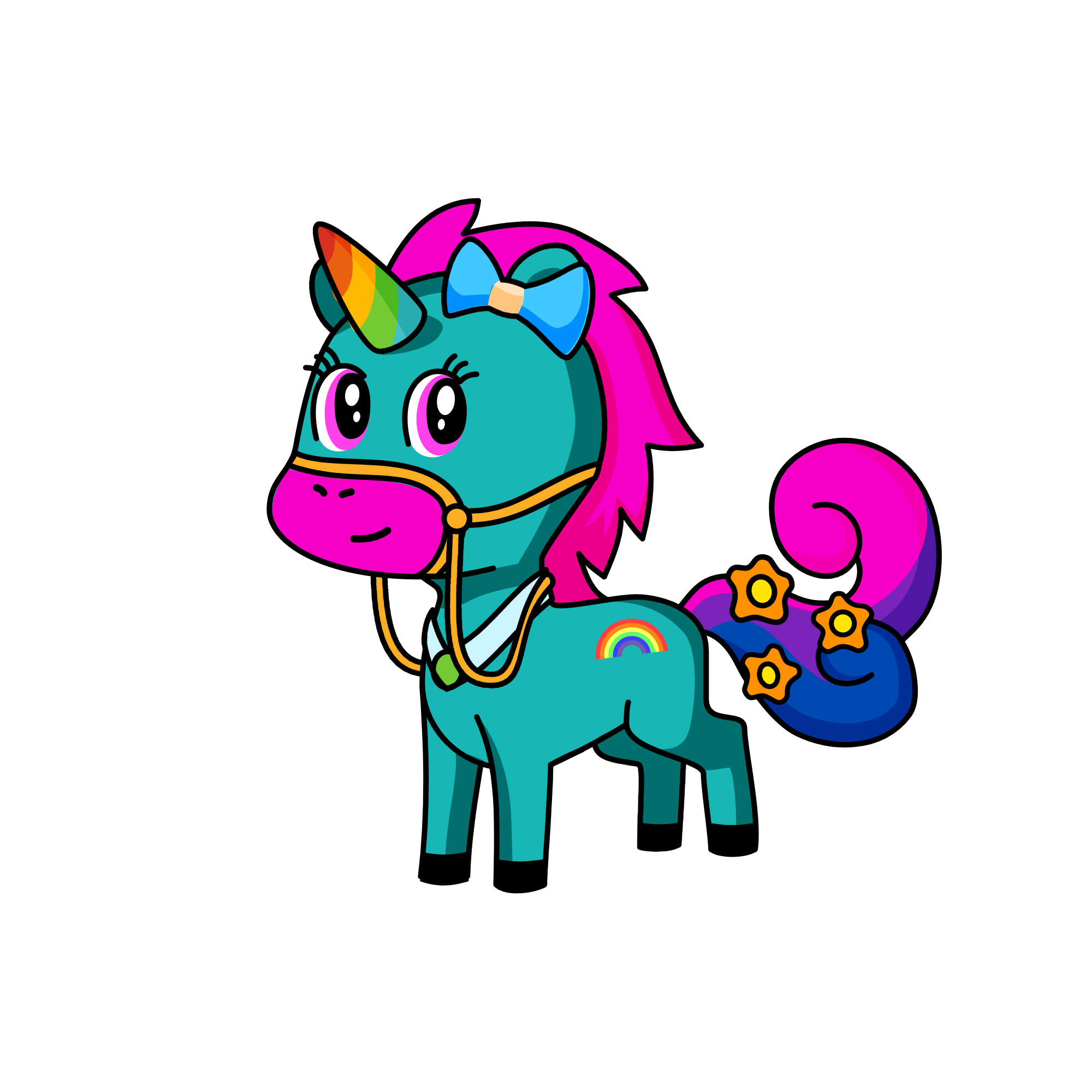 rainbow, the unicorn