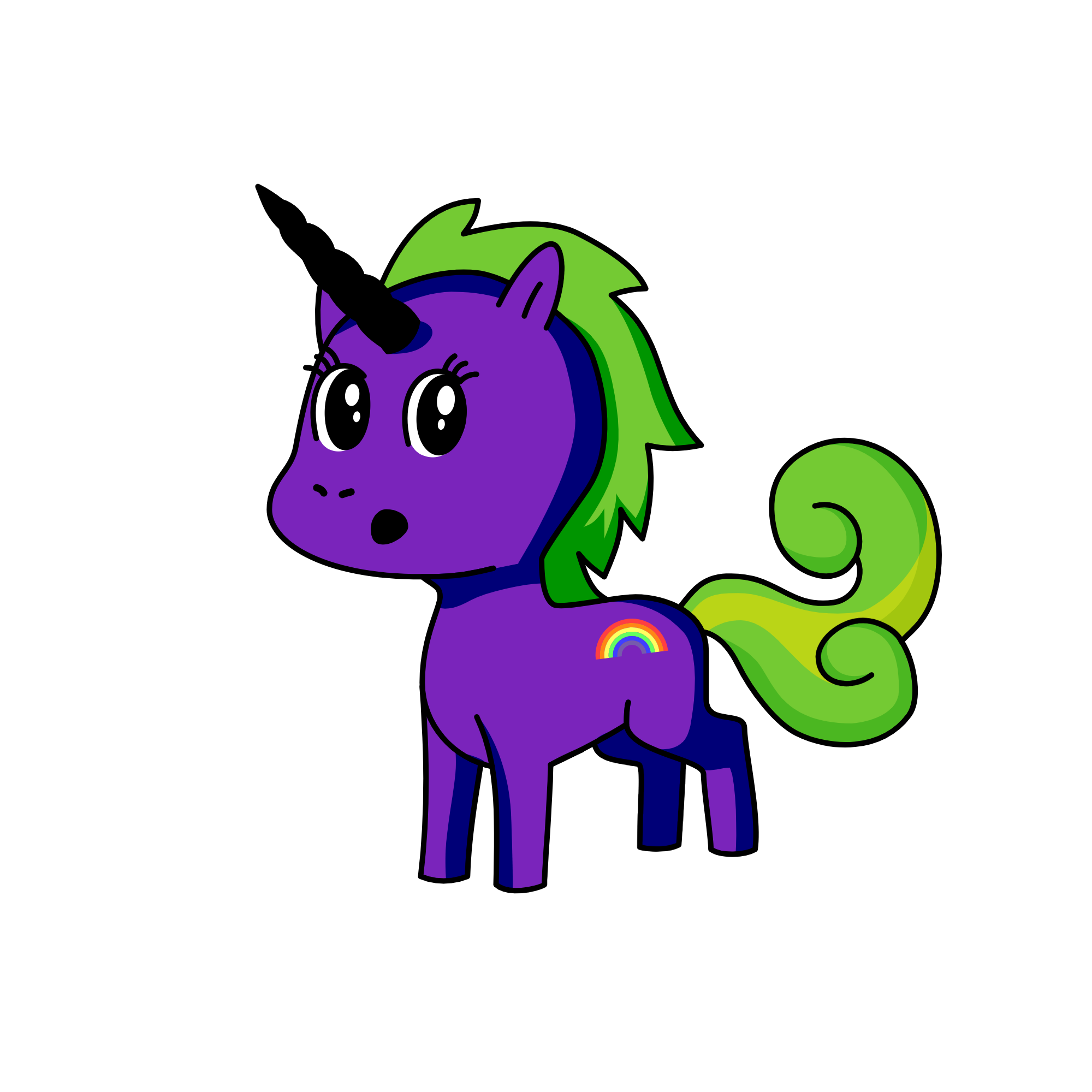 Barney the unicorn.exe, the unicorn