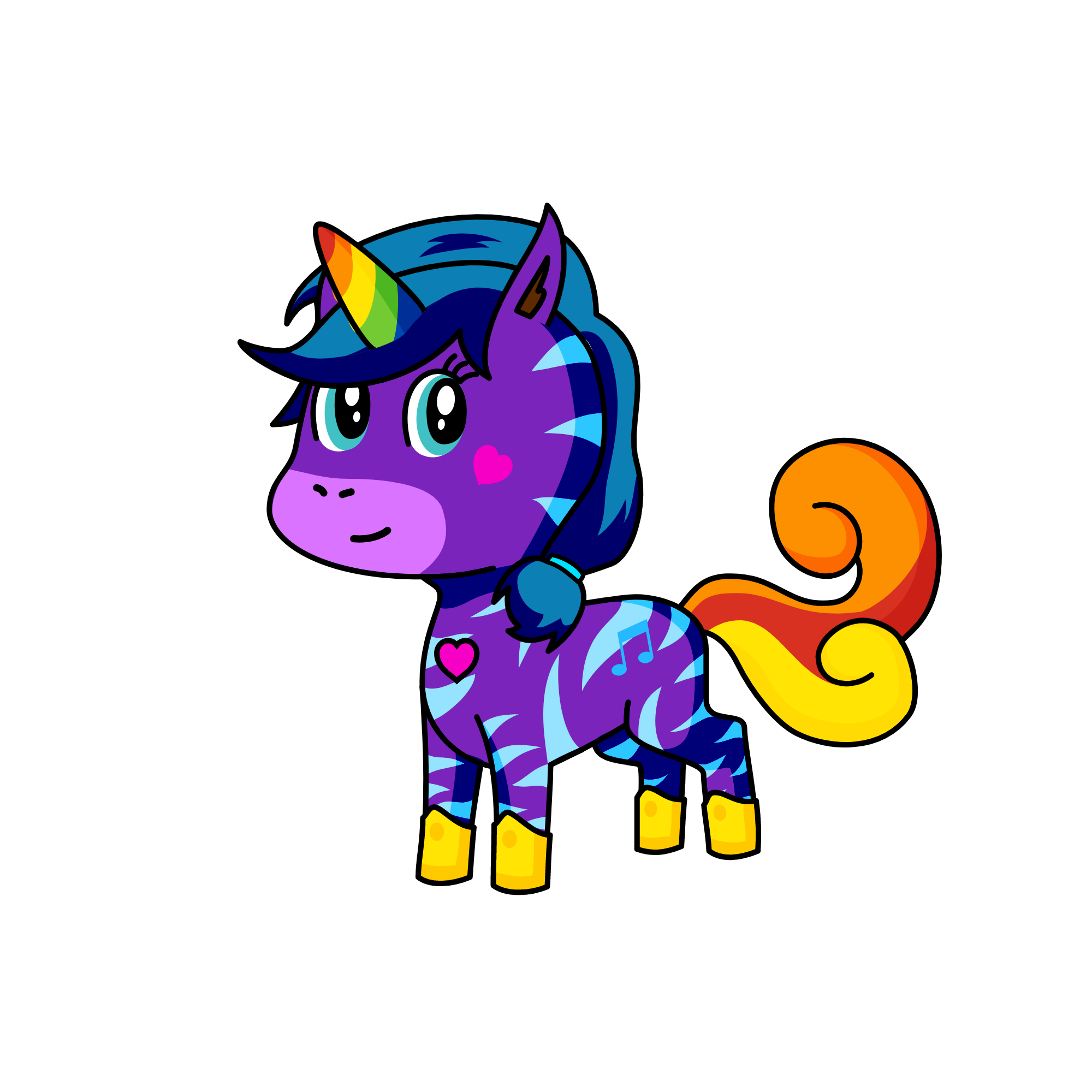 Manuela, the unicorn