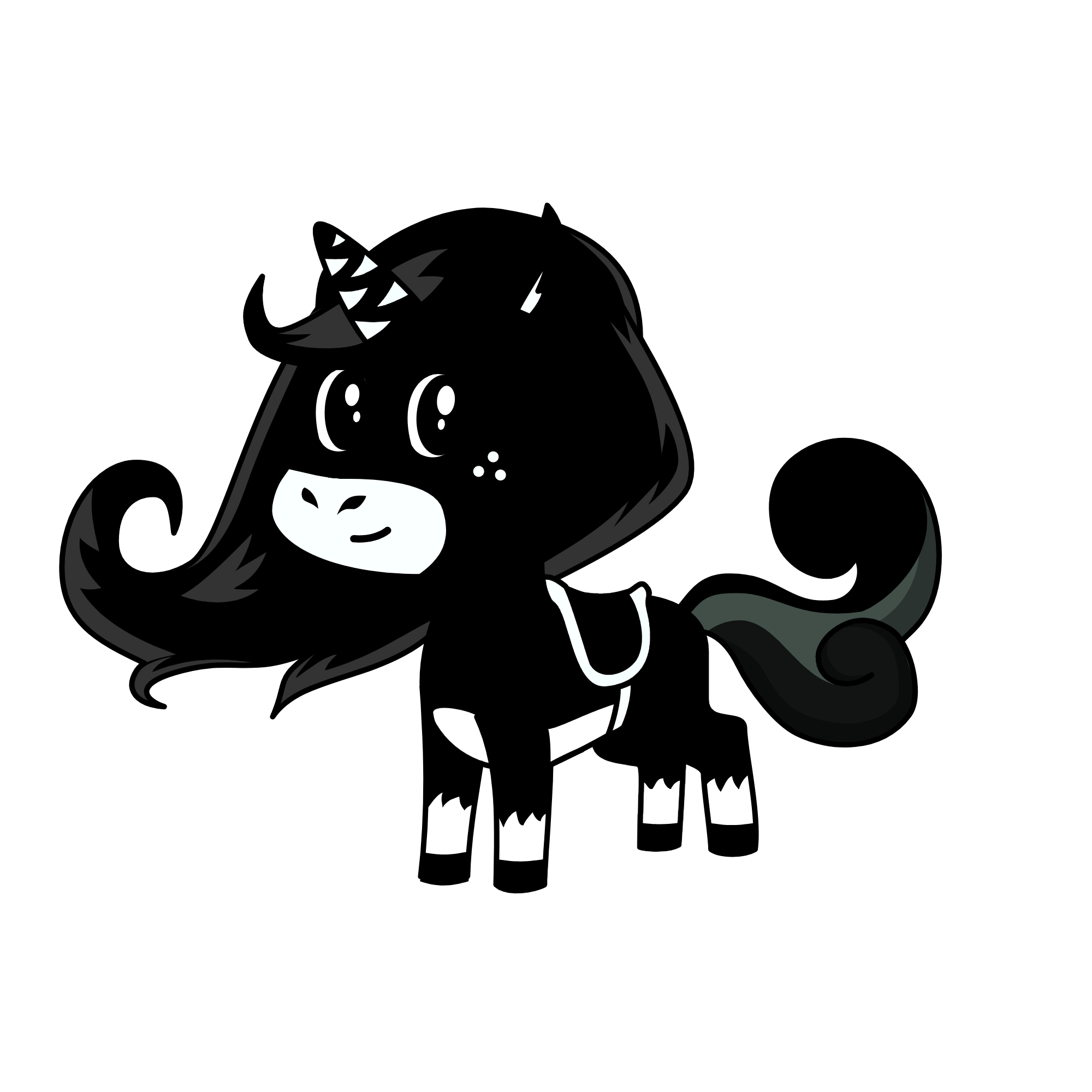 Night Time, the unicorn