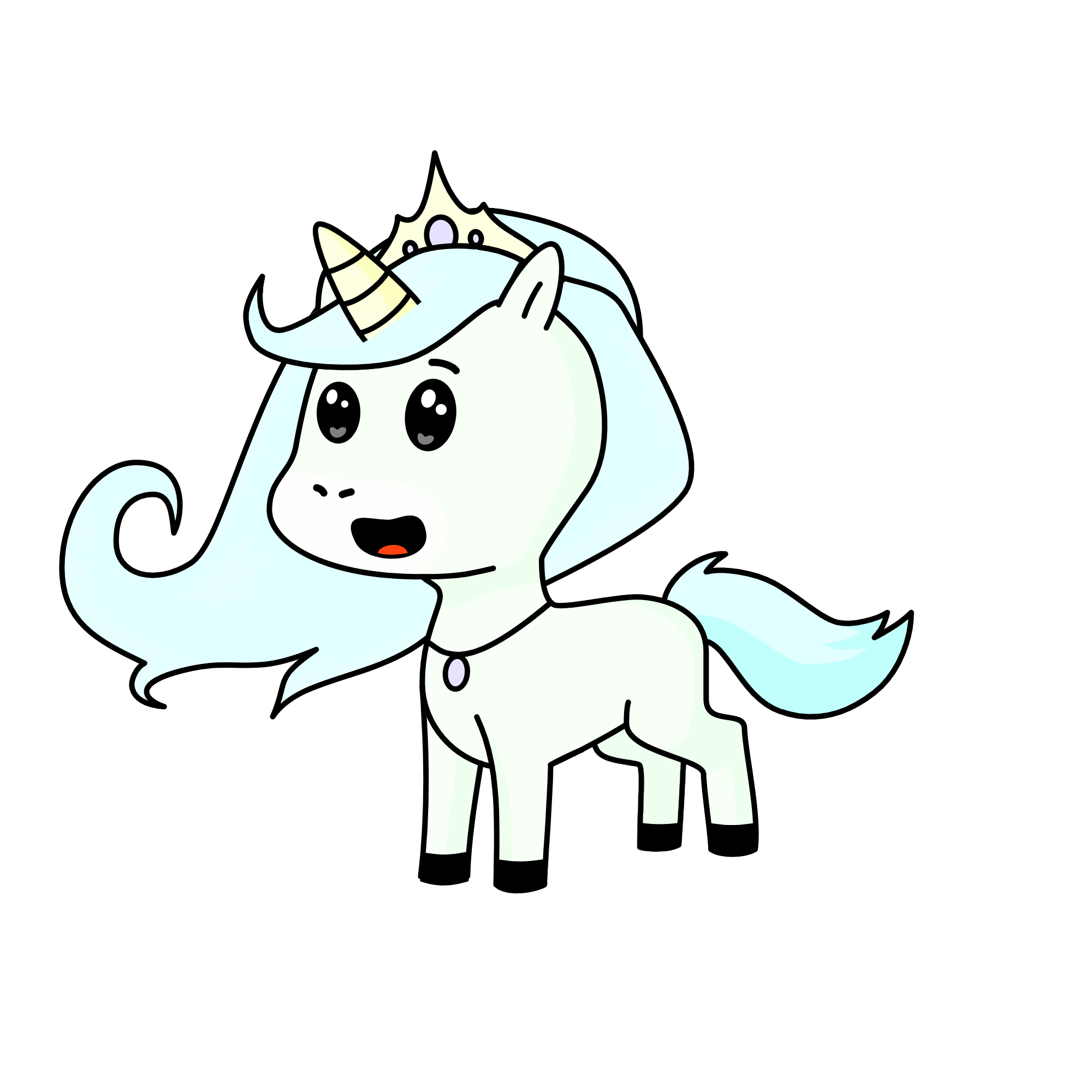 Winter, the unicorn