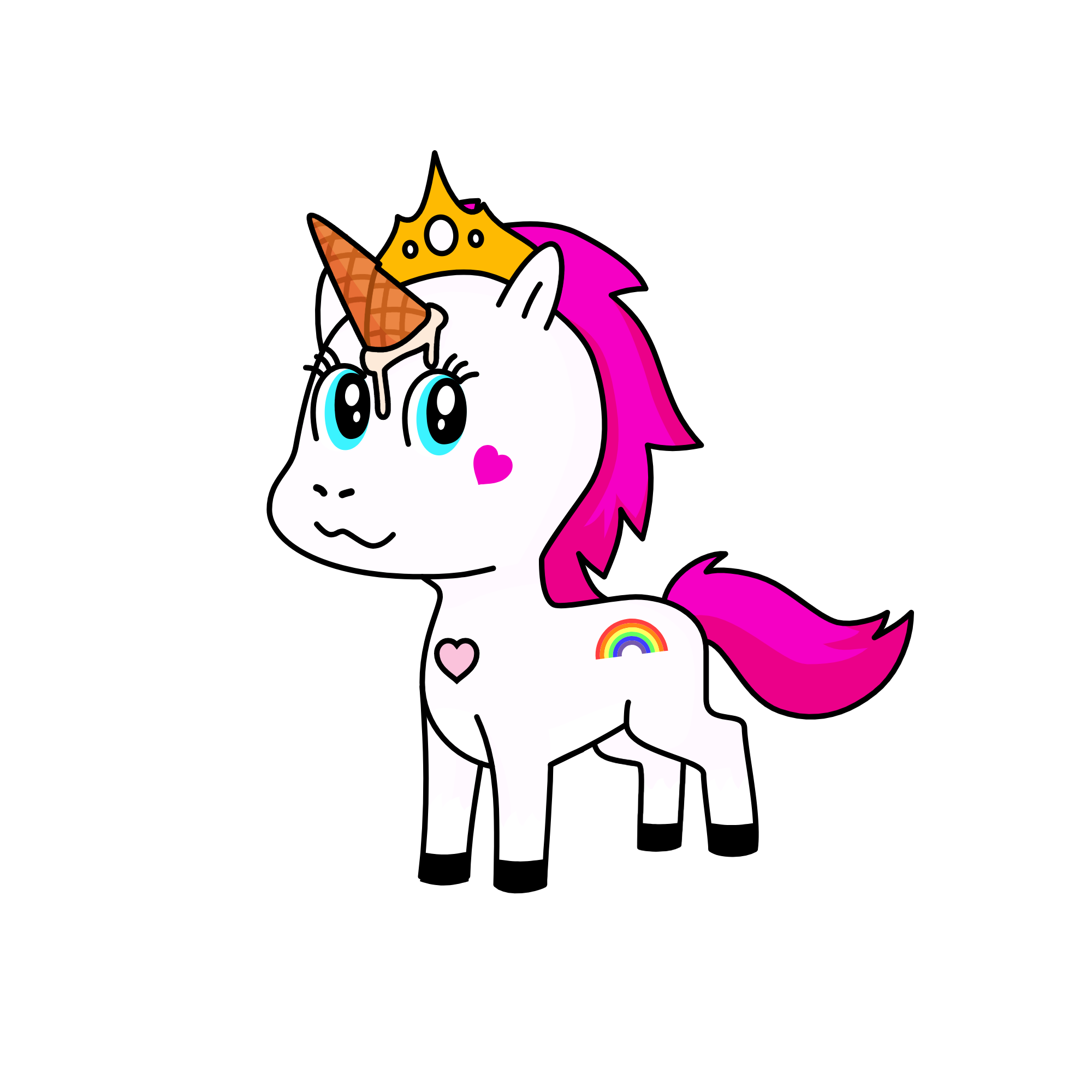 ice cream, the unicorn