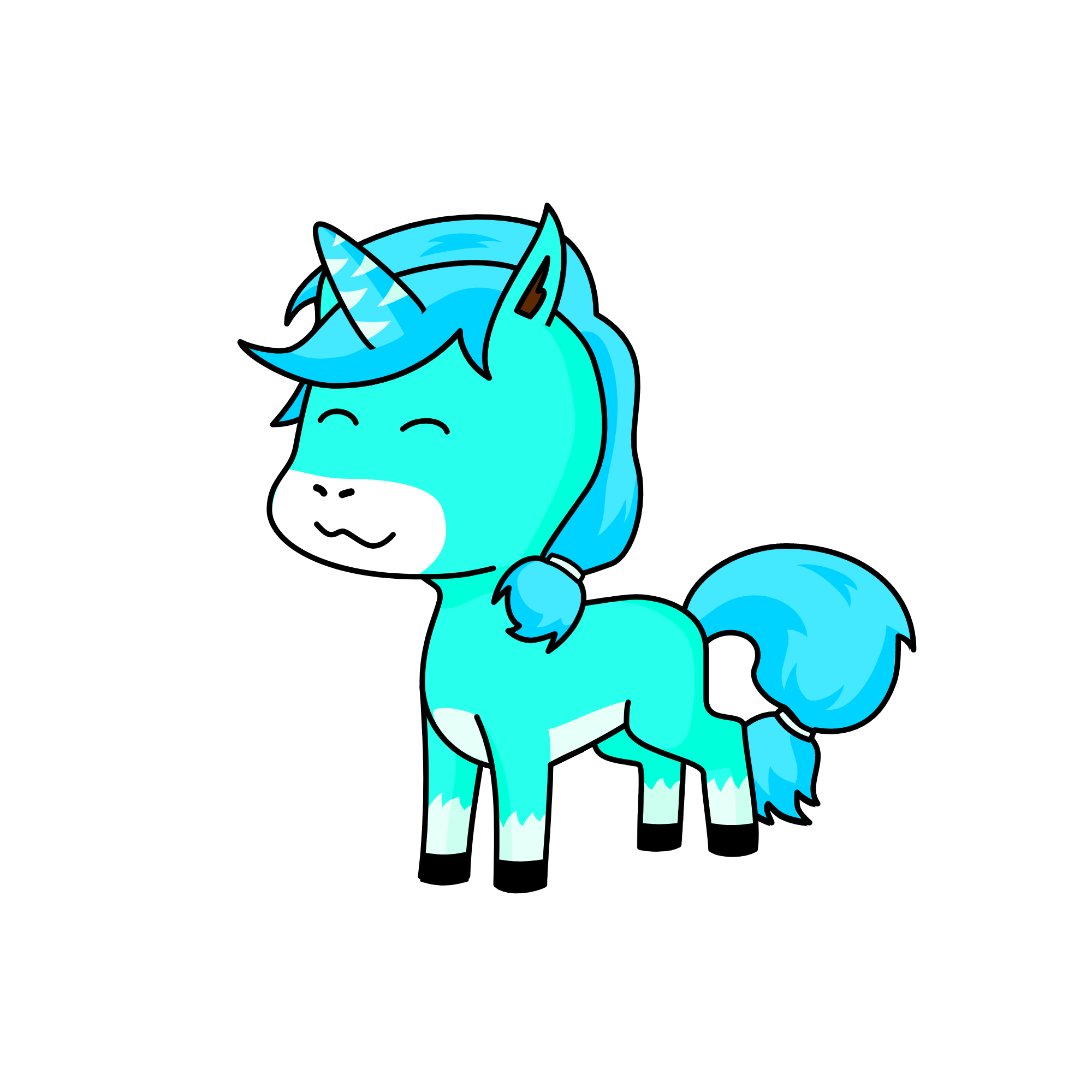 the sky, the unicorn