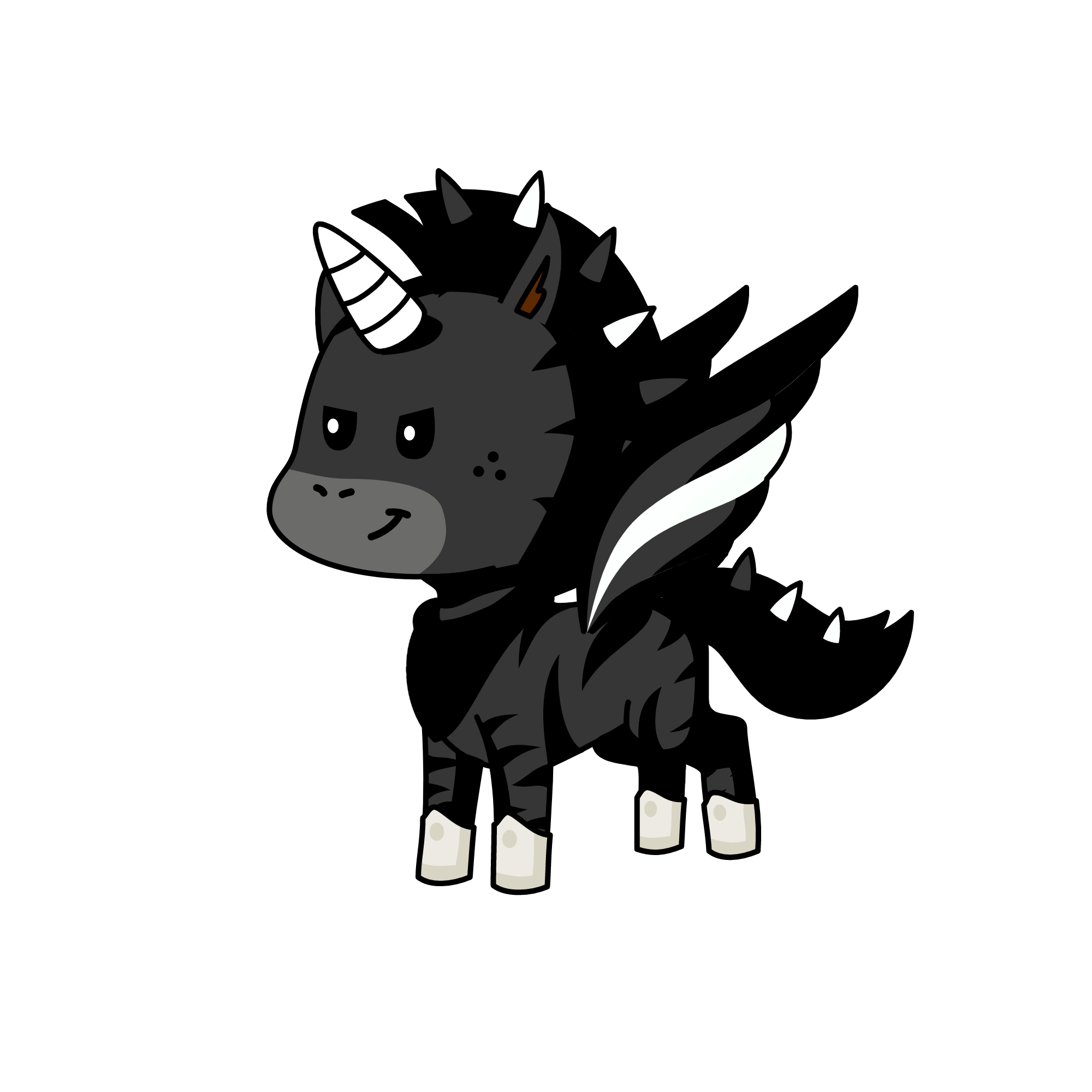 night rocks, the unicorn