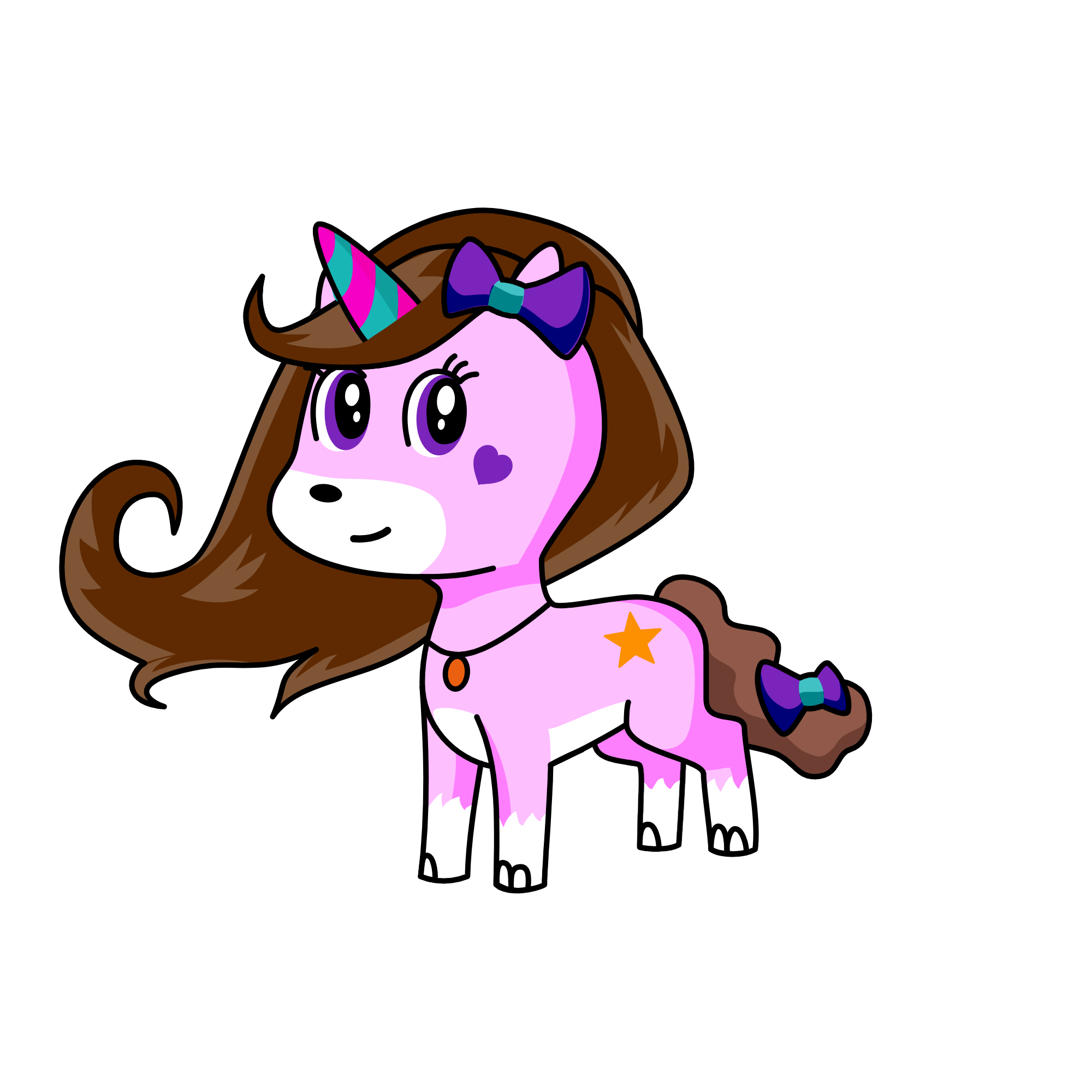 pinky, the unicorn