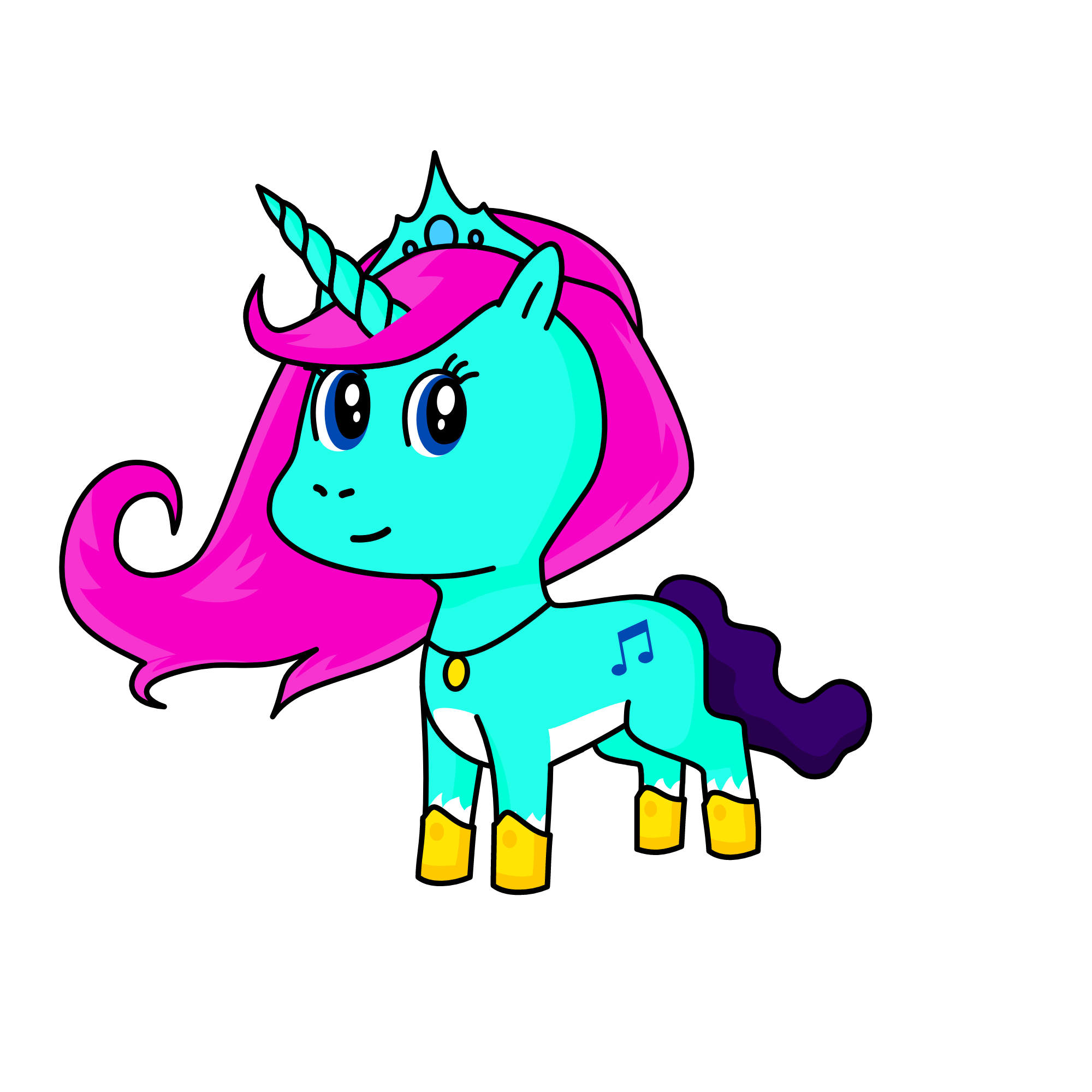 Evy, the unicorn
