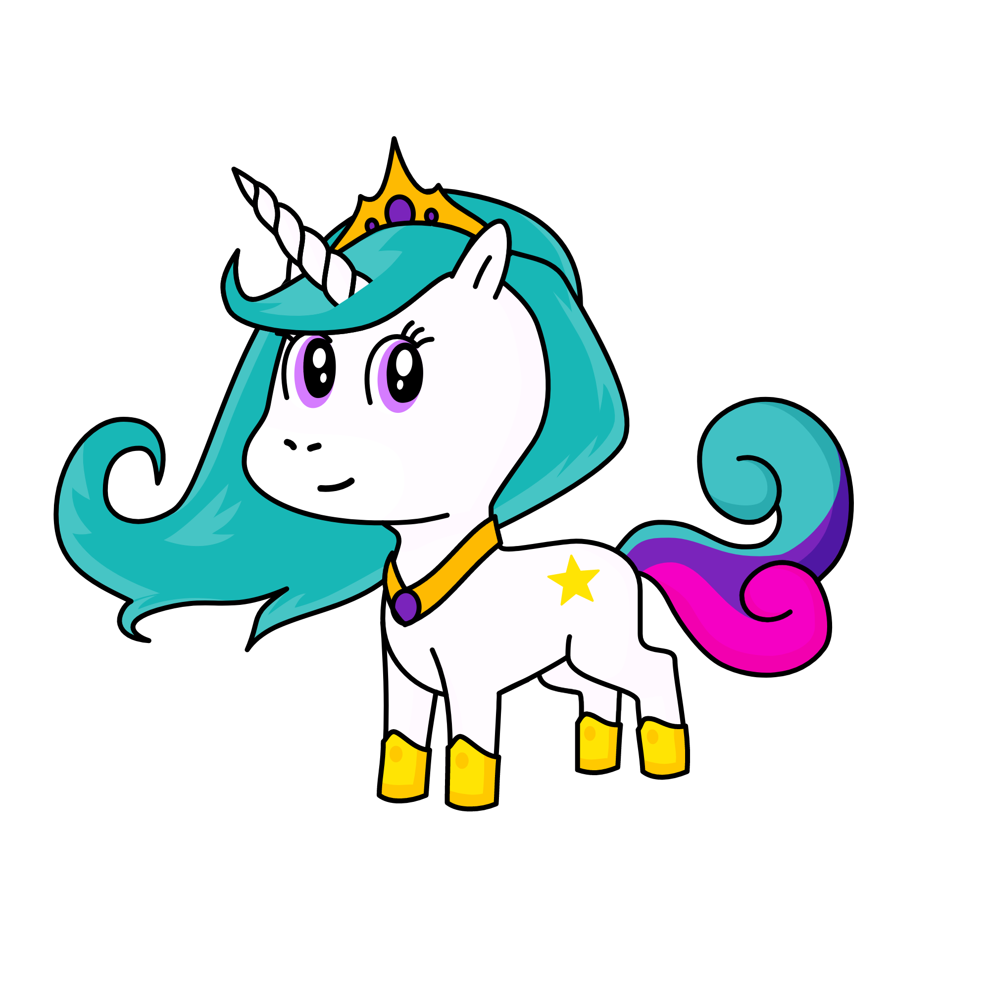 Celestia, the unicorn