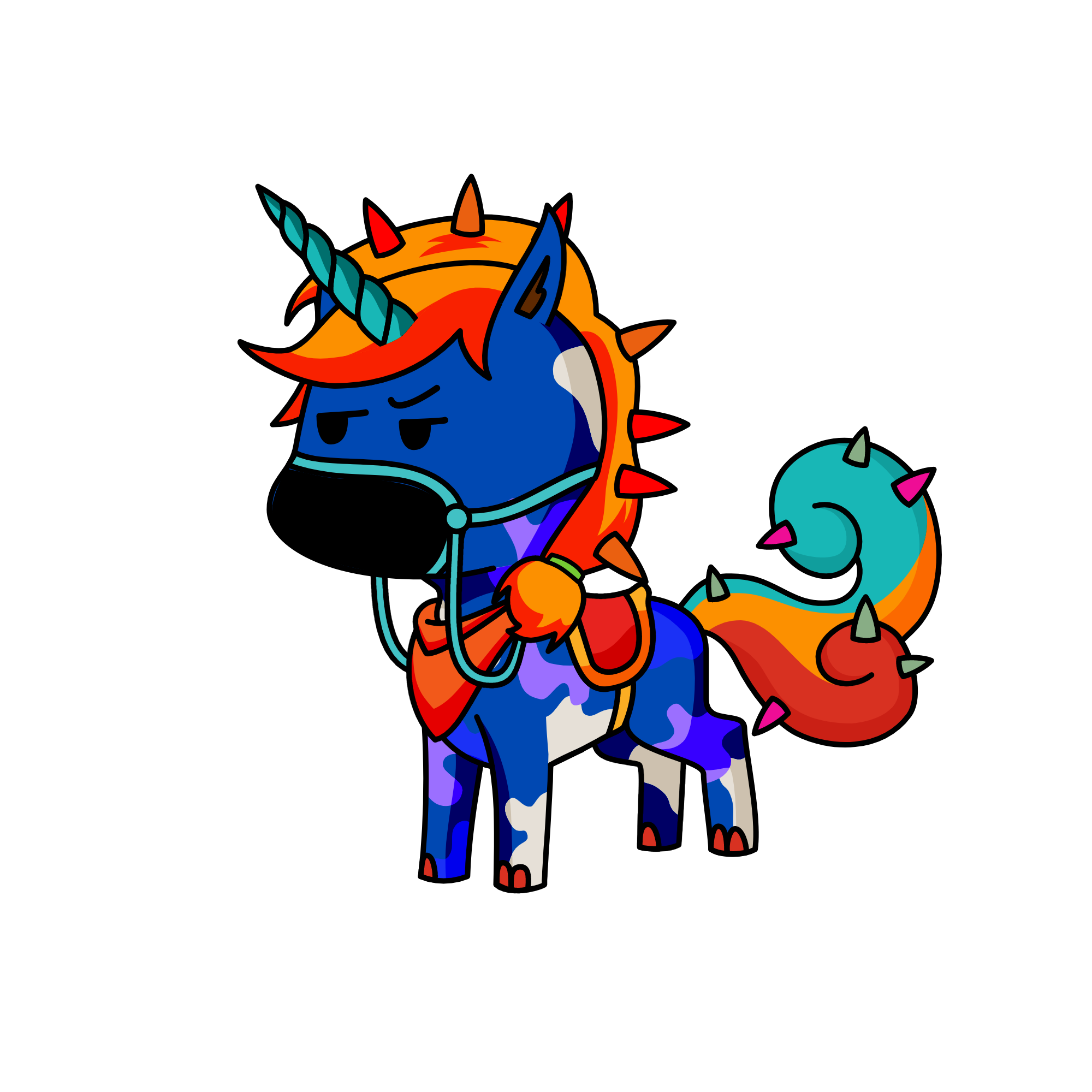 Spike, the unicorn