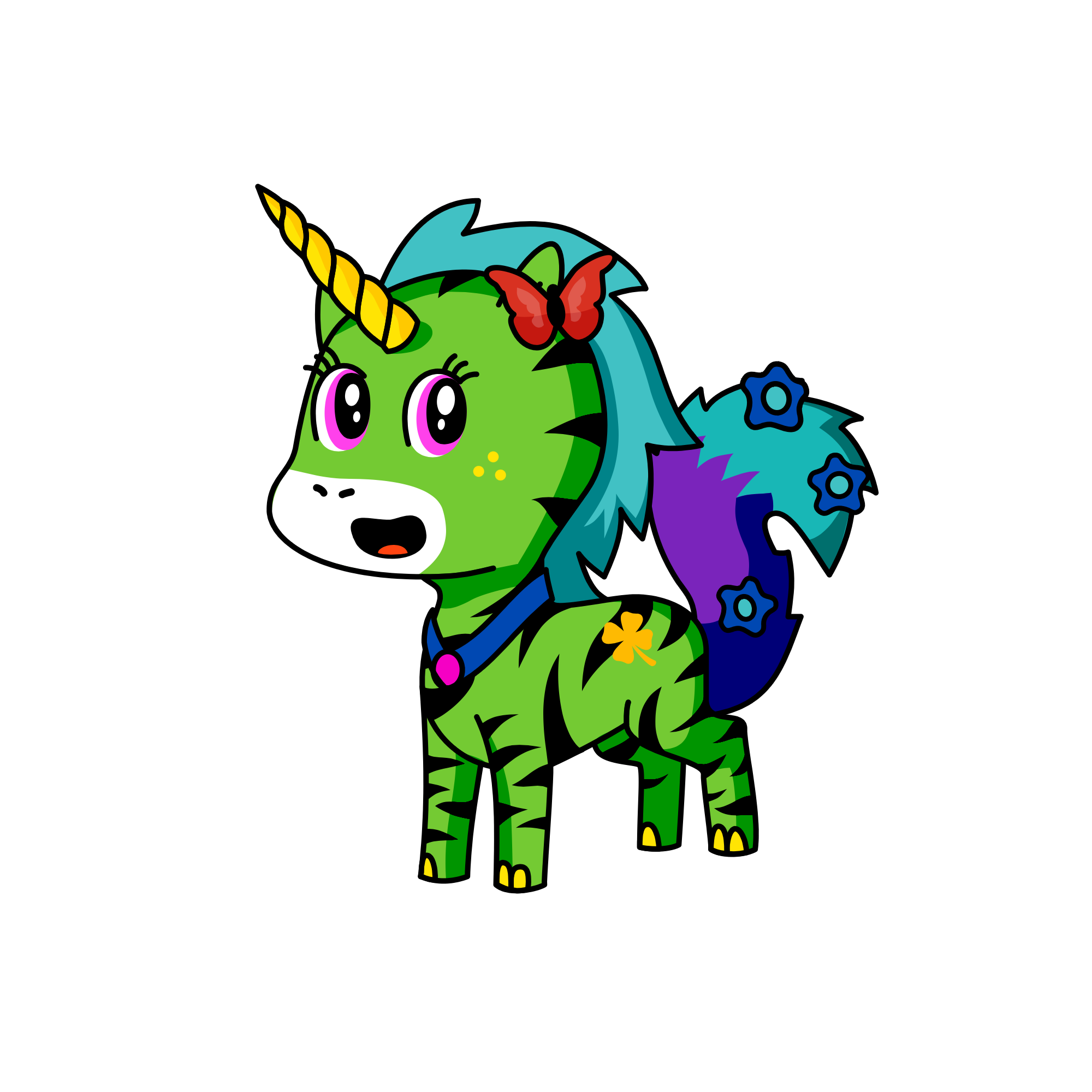 Tiger, the unicorn