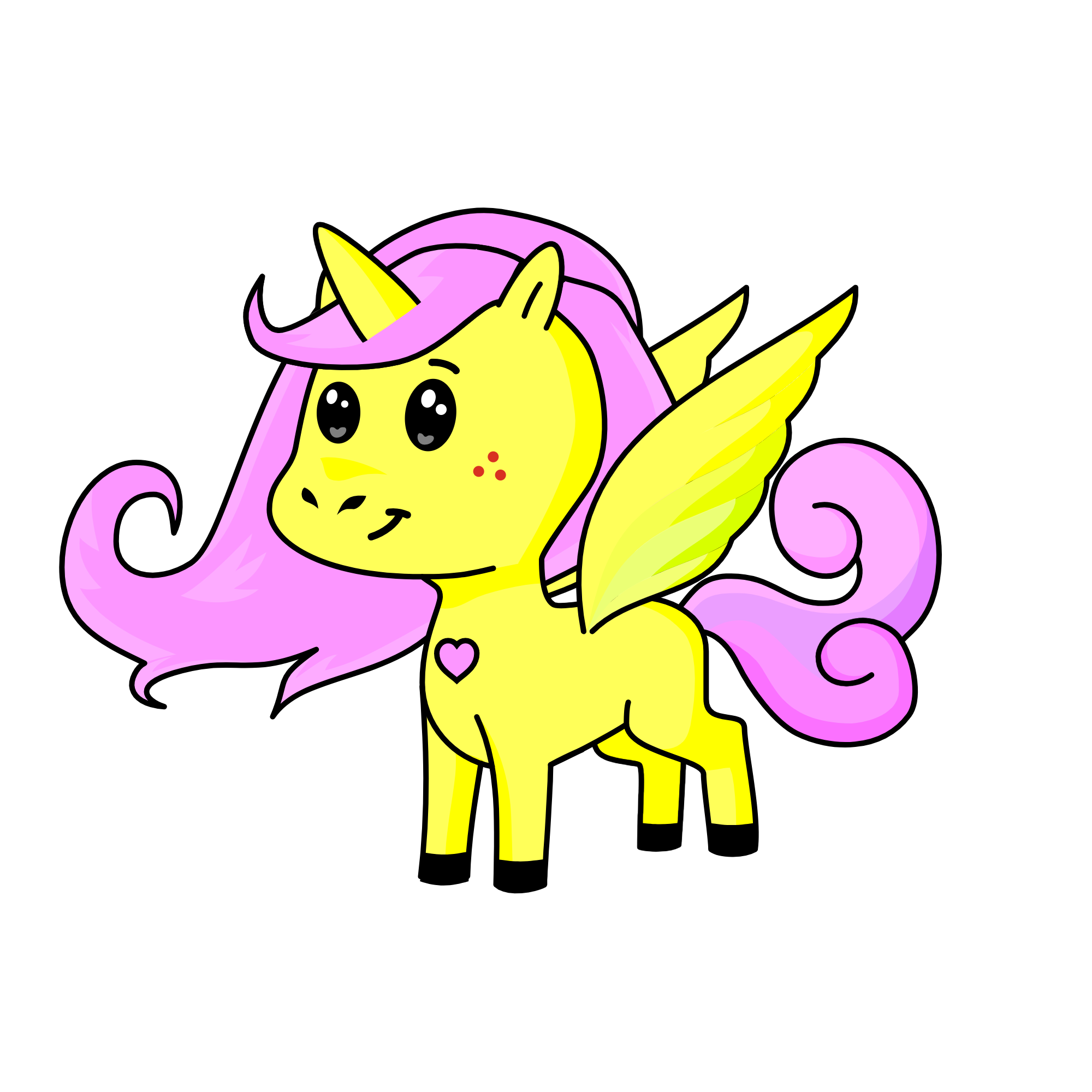 FluttersHay, the unicorn