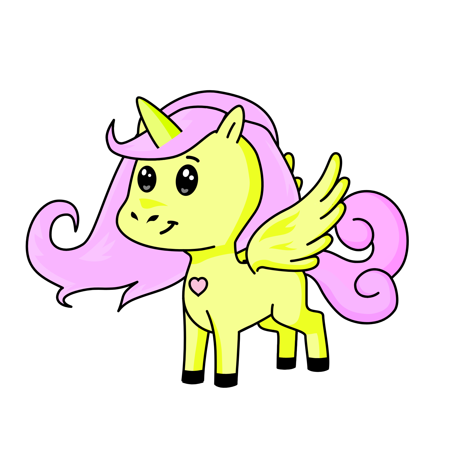 Fluttershi, the unicorn