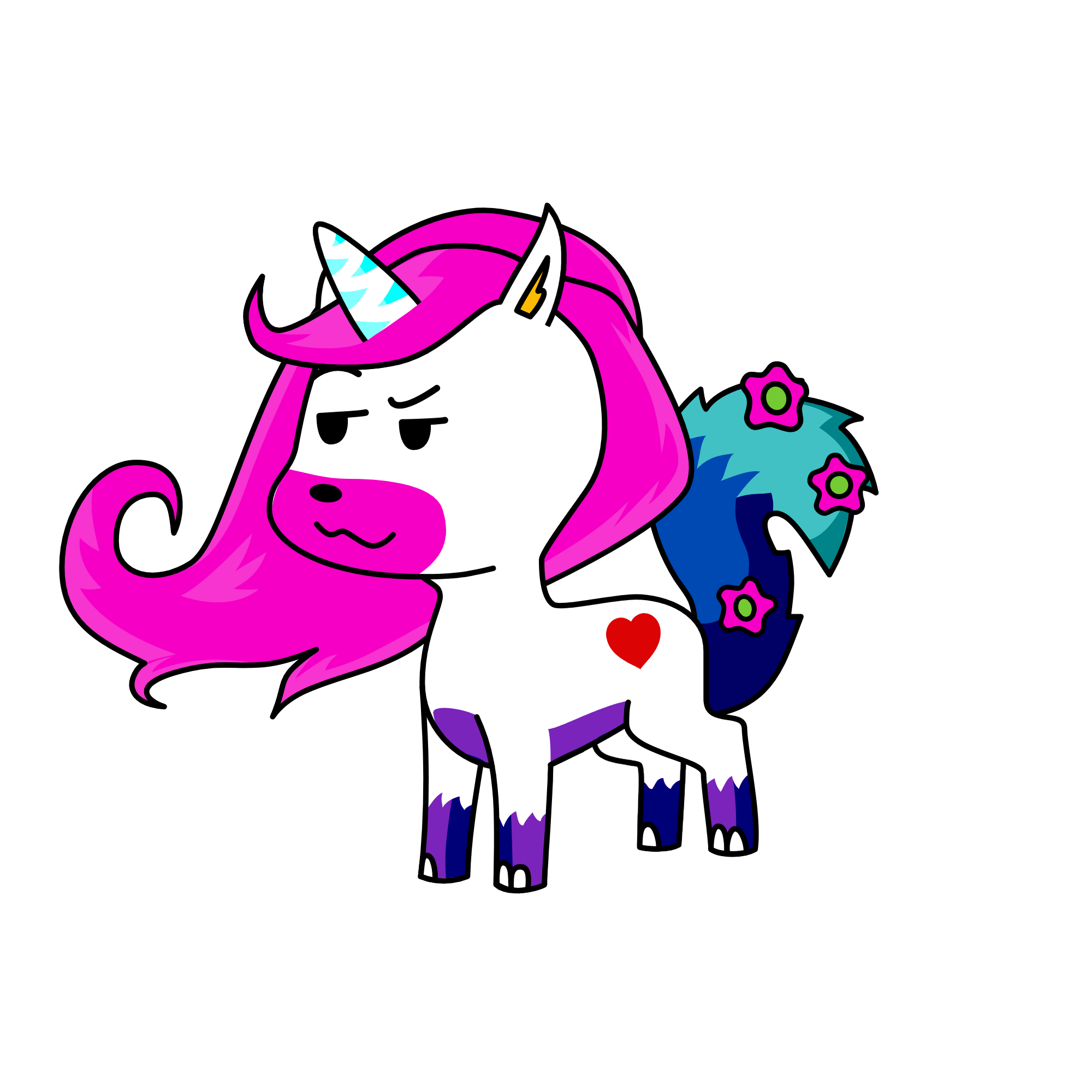 Icy, the unicorn
