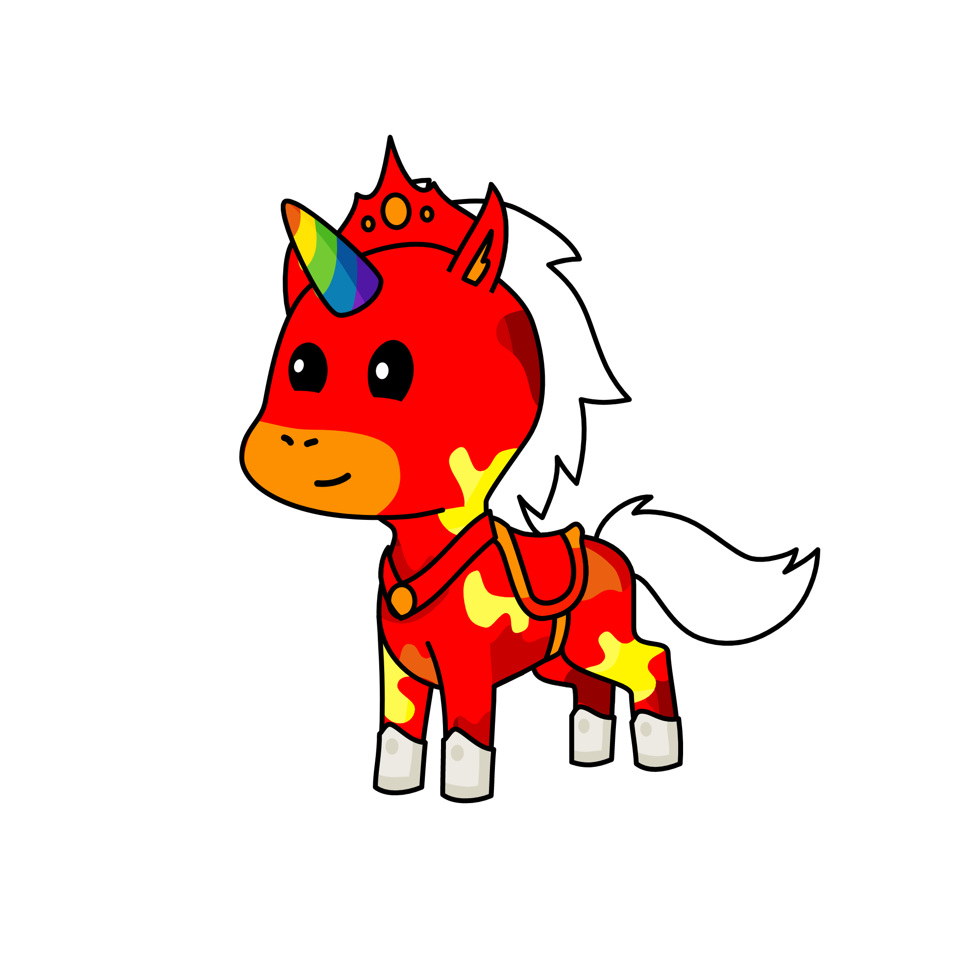 Ranibow Dash, the unicorn