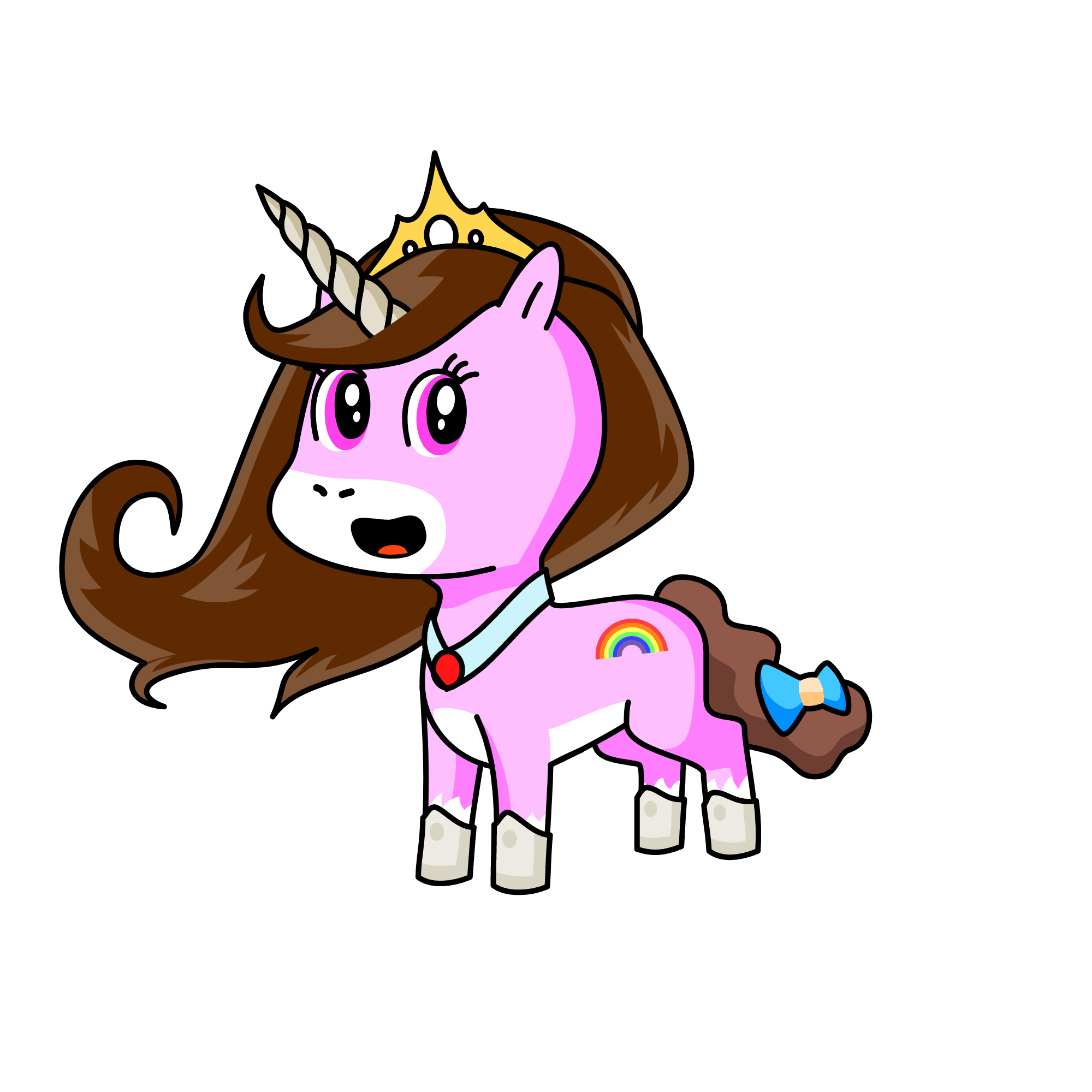 rose, the unicorn