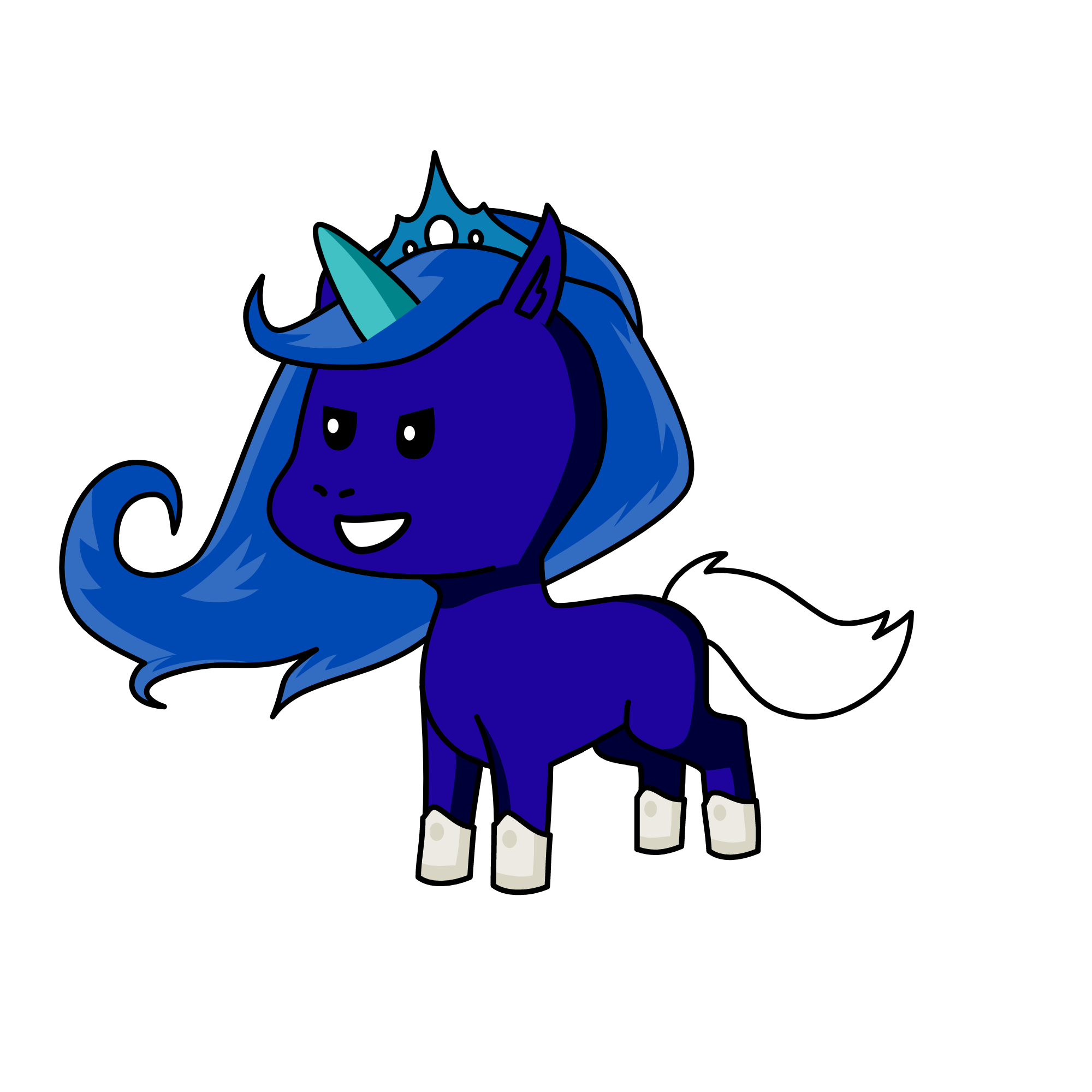 nightmare moon normal form, the unicorn