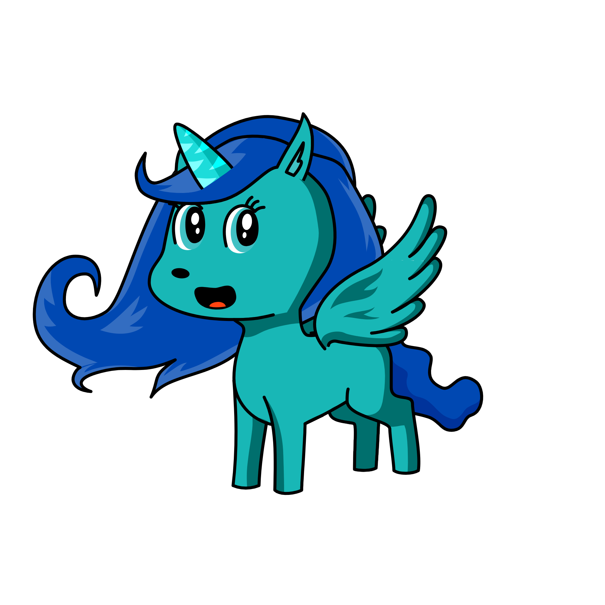 Water unicorn, the unicorn