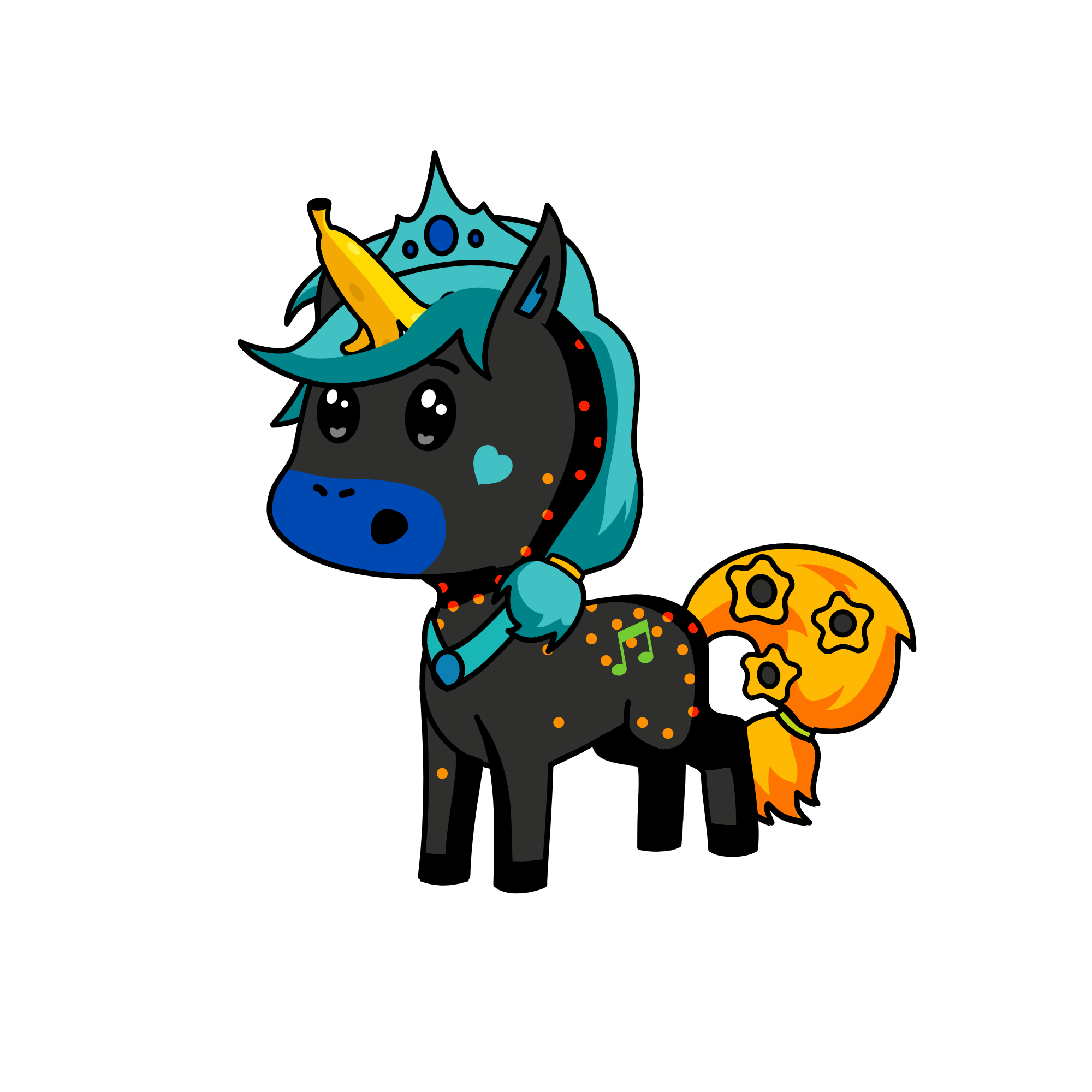 Silence, the unicorn