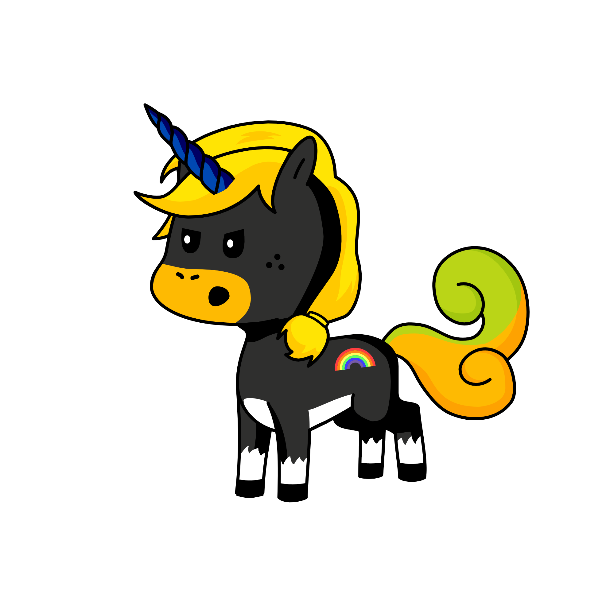 Hungry, the unicorn
