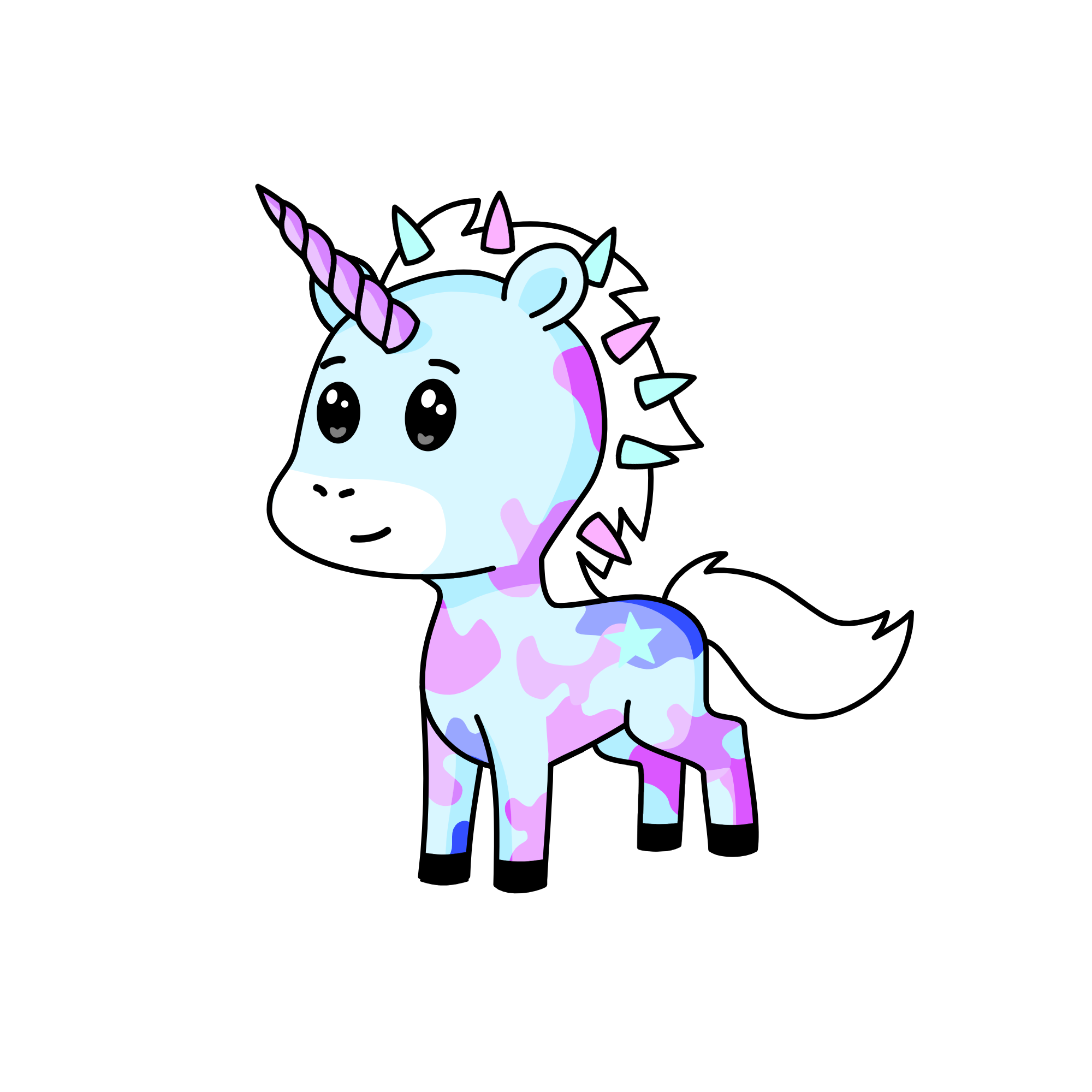 Cotton candy Gal, the unicorn