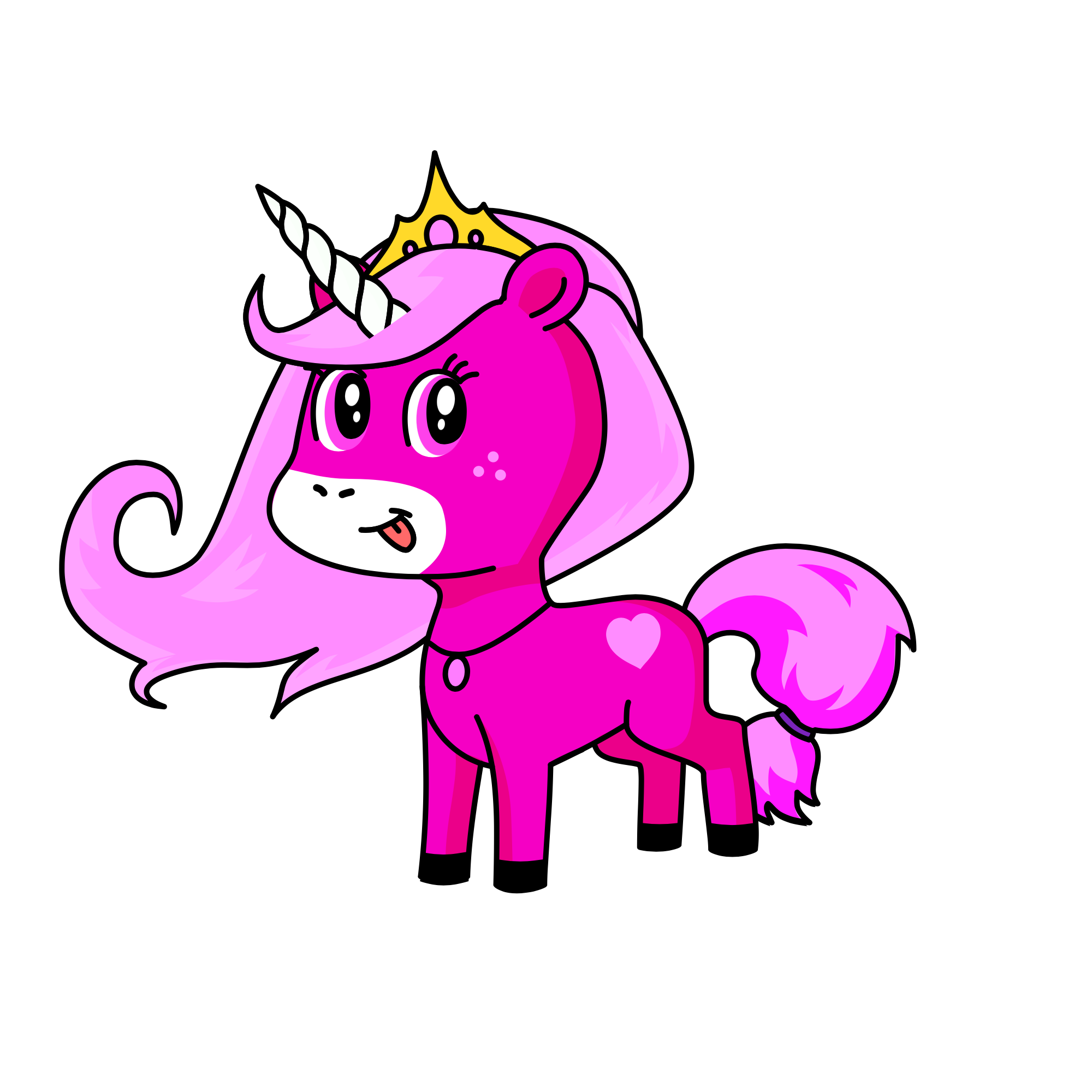 princess, the unicorn