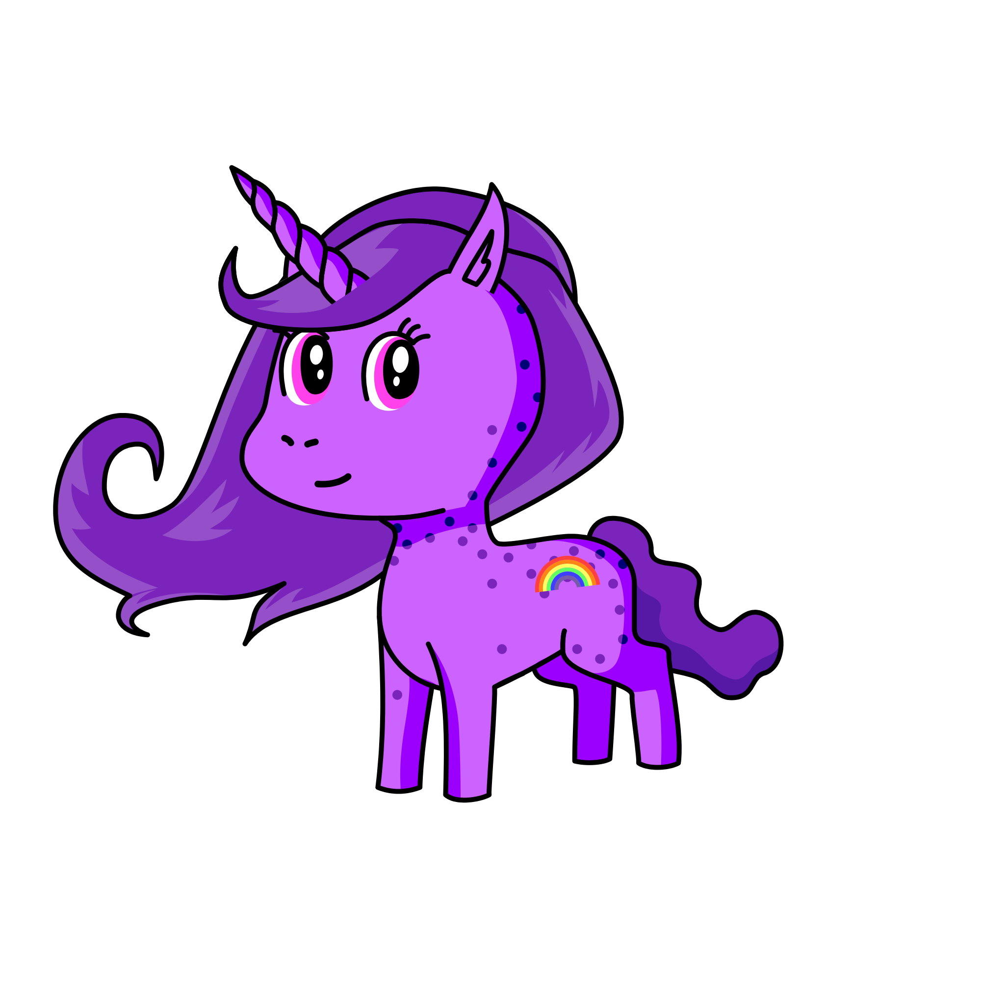 Princesses Angel, the unicorn