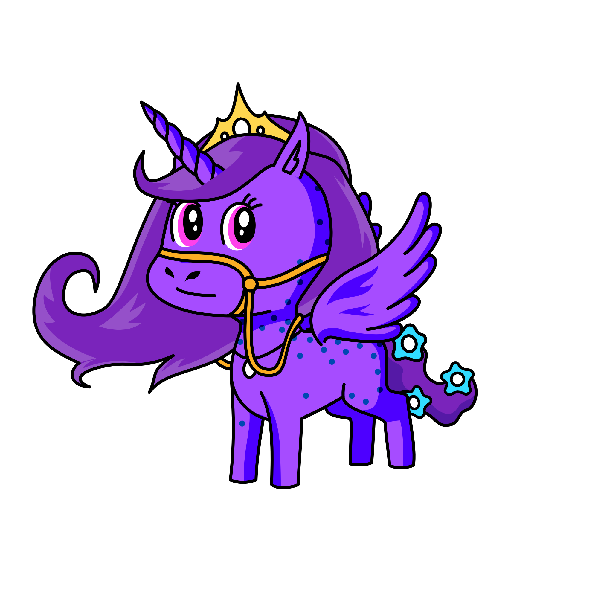 Angel crystal , the unicorn