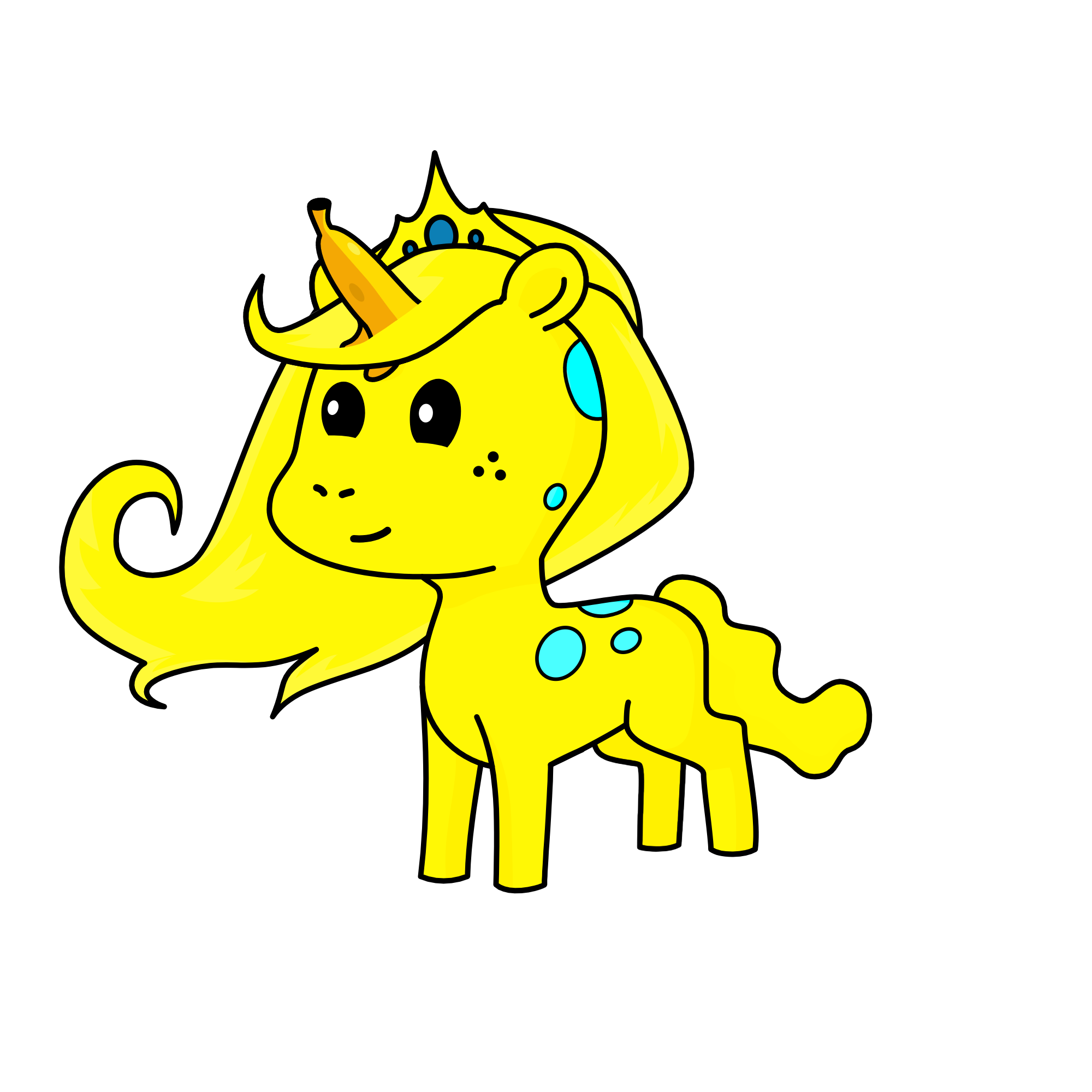 Blue Banana , the unicorn