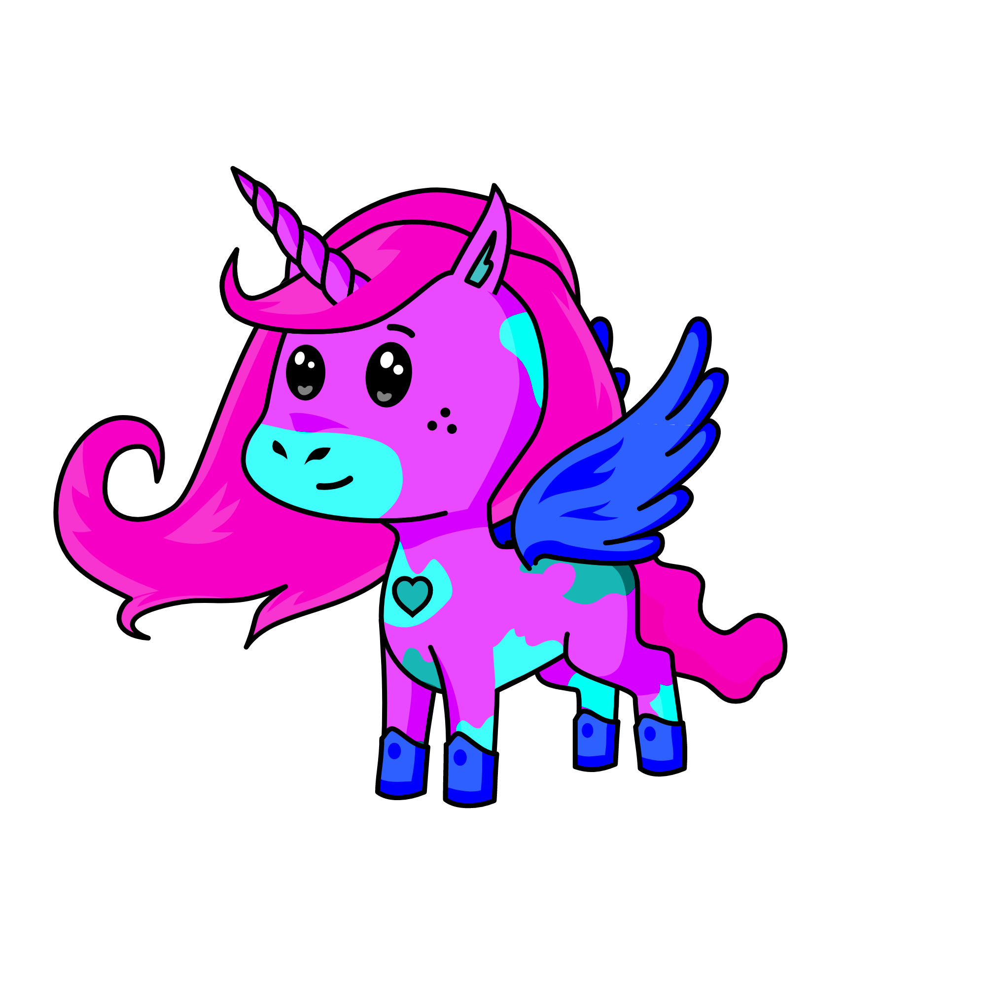 Midnight Shine, the unicorn