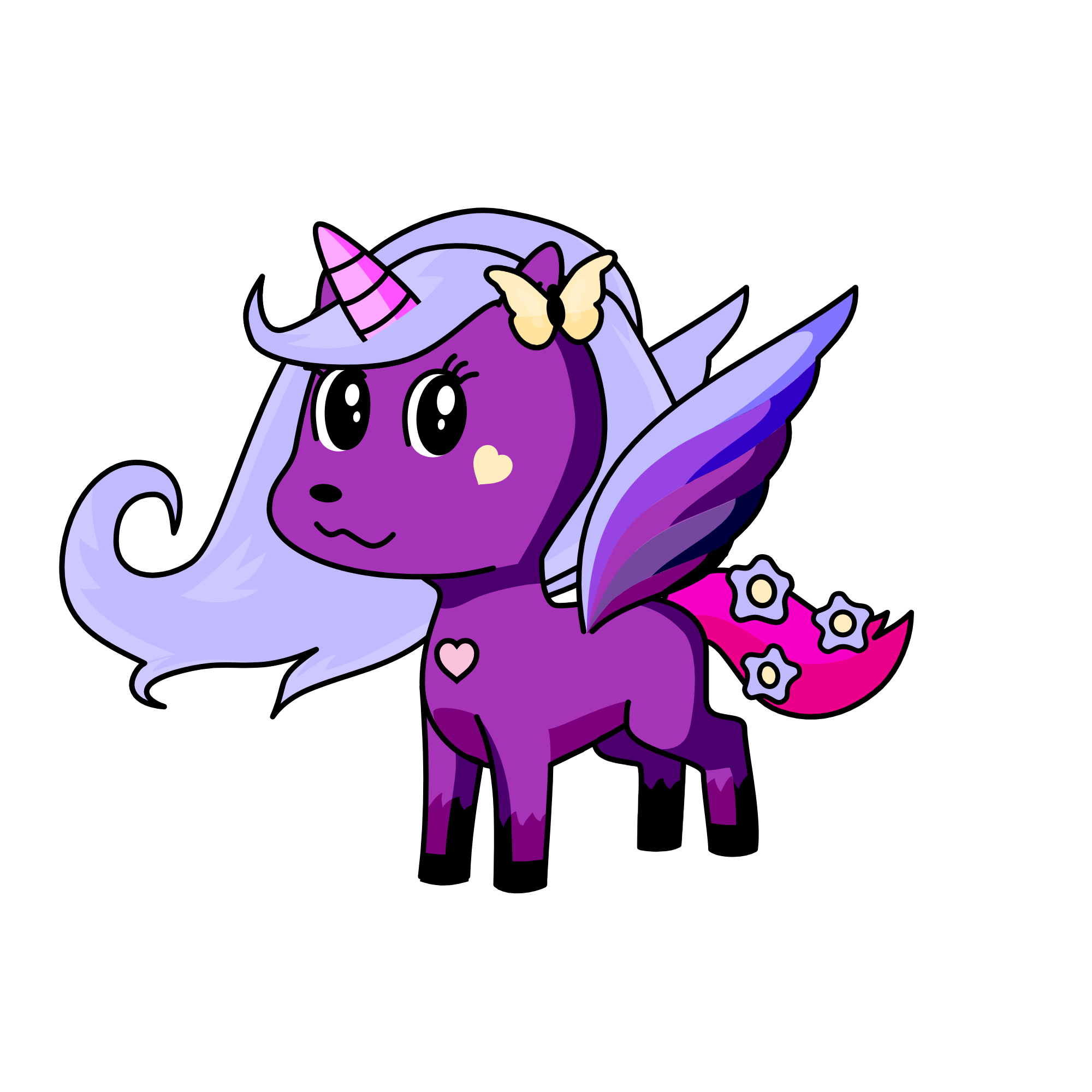 Moonlight, the unicorn