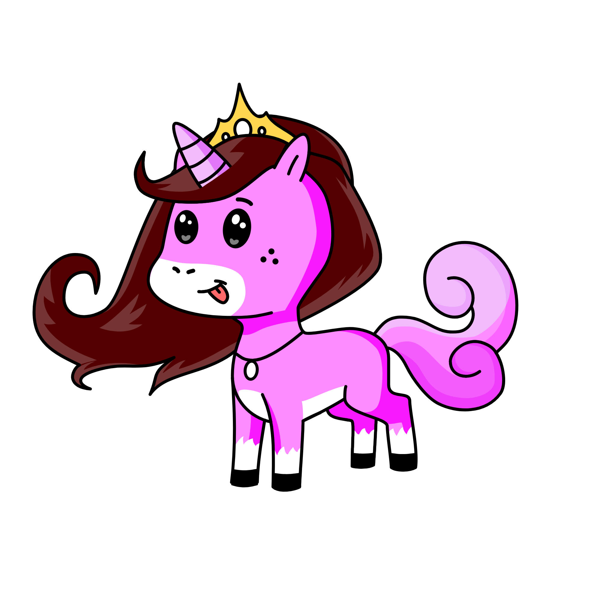 Queen Maria, the unicorn
