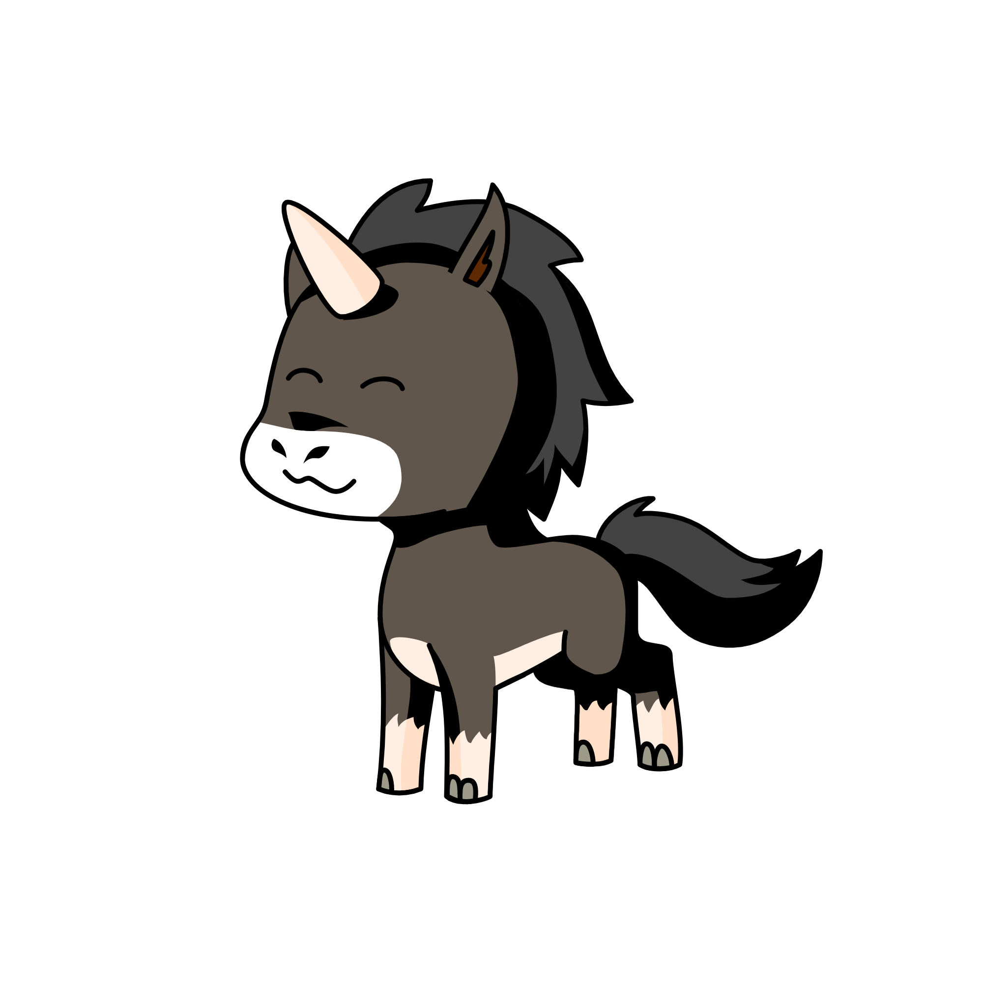 nihght'n'gale the wolficorn, the unicorn
