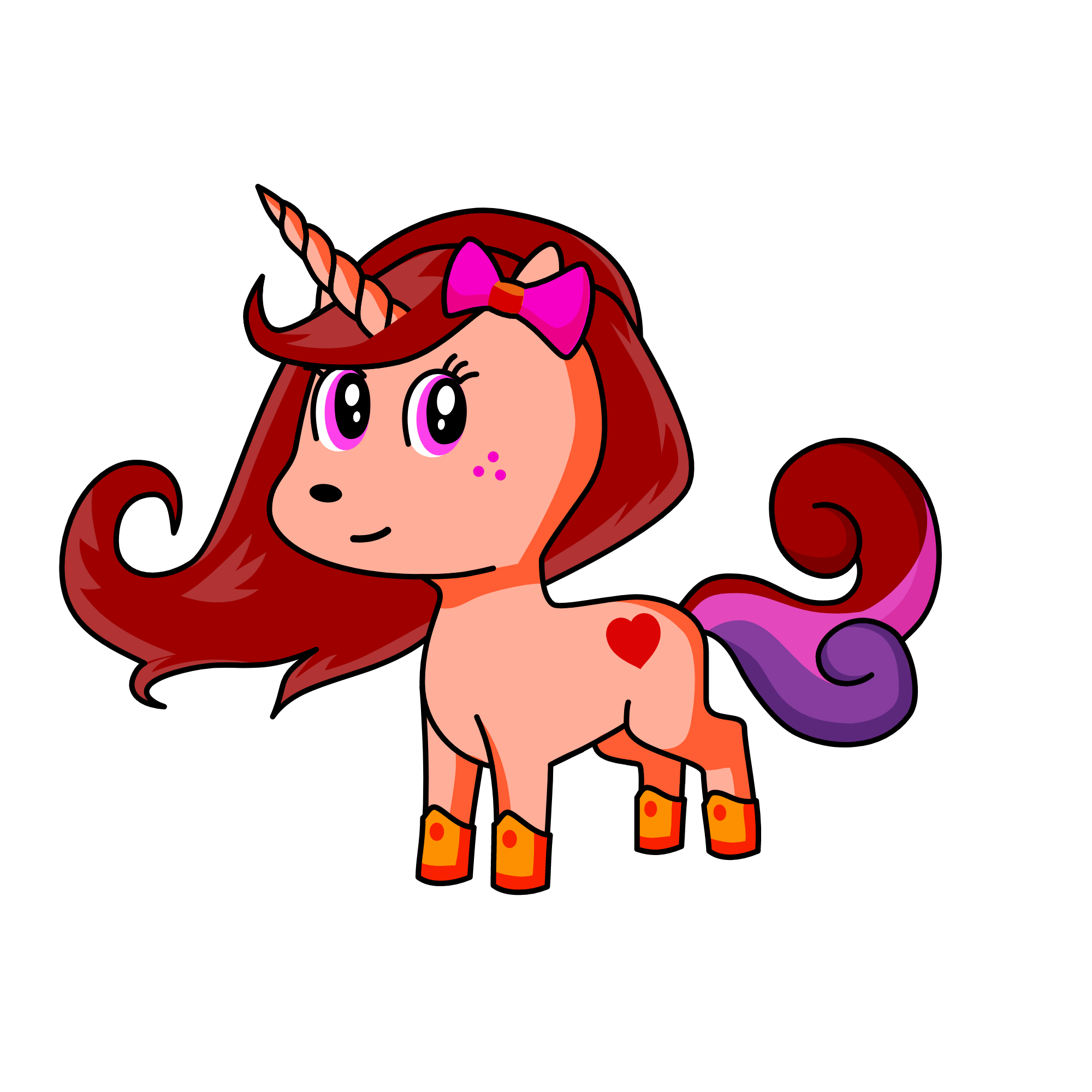 pinky, the unicorn