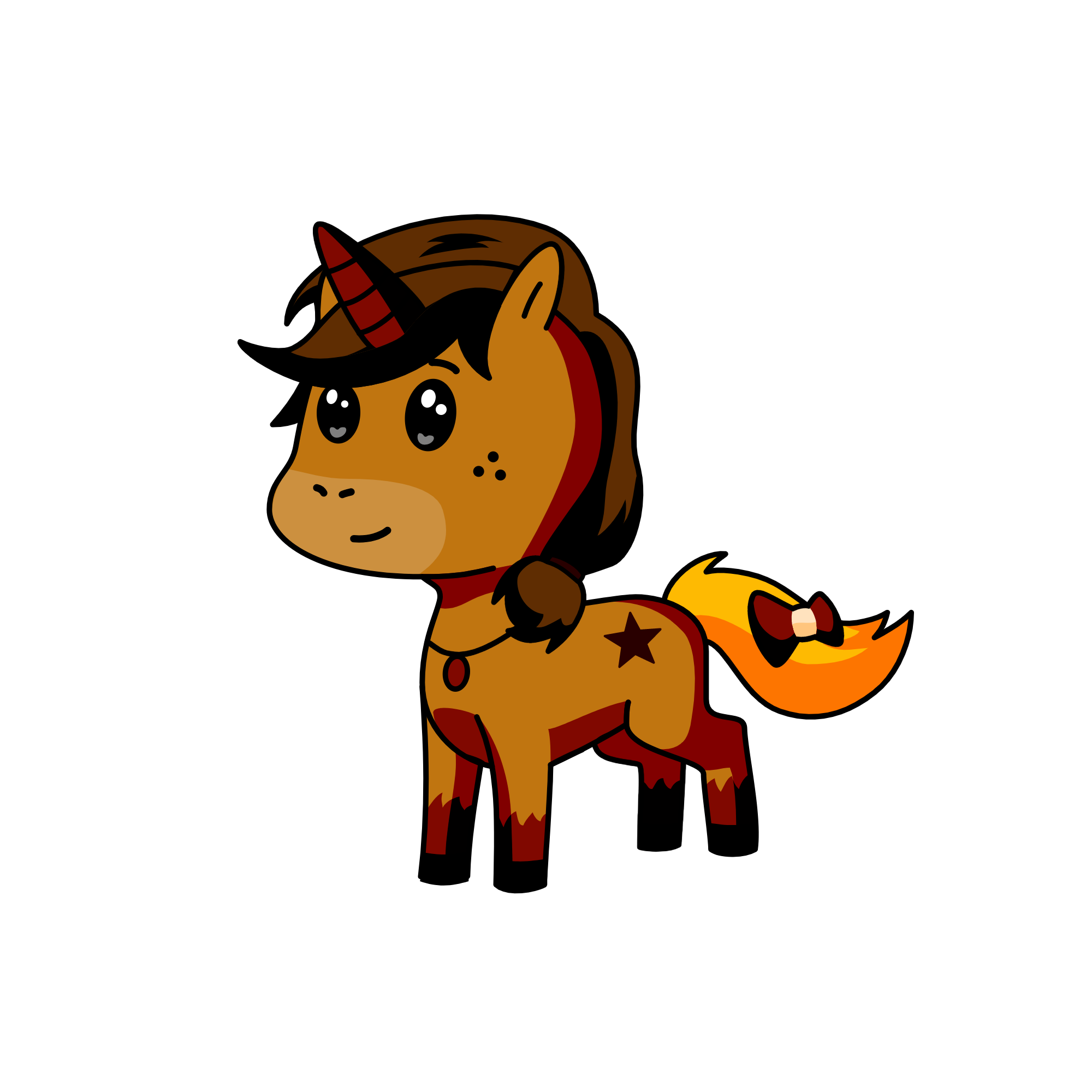 pinto the pony, the unicorn