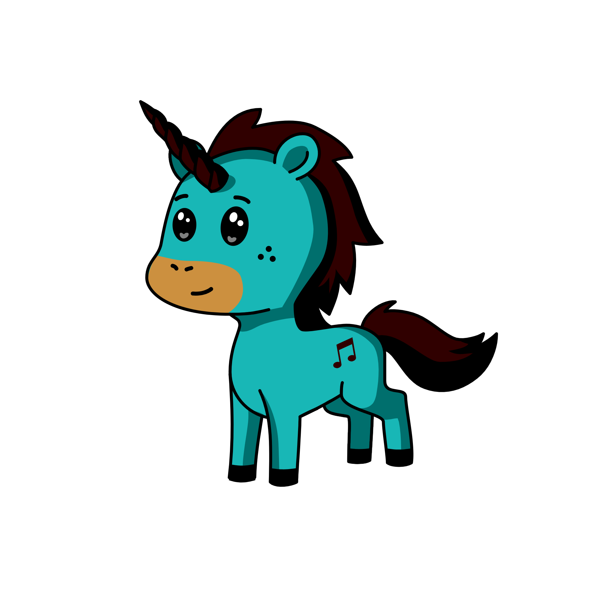 Music, the unicorn