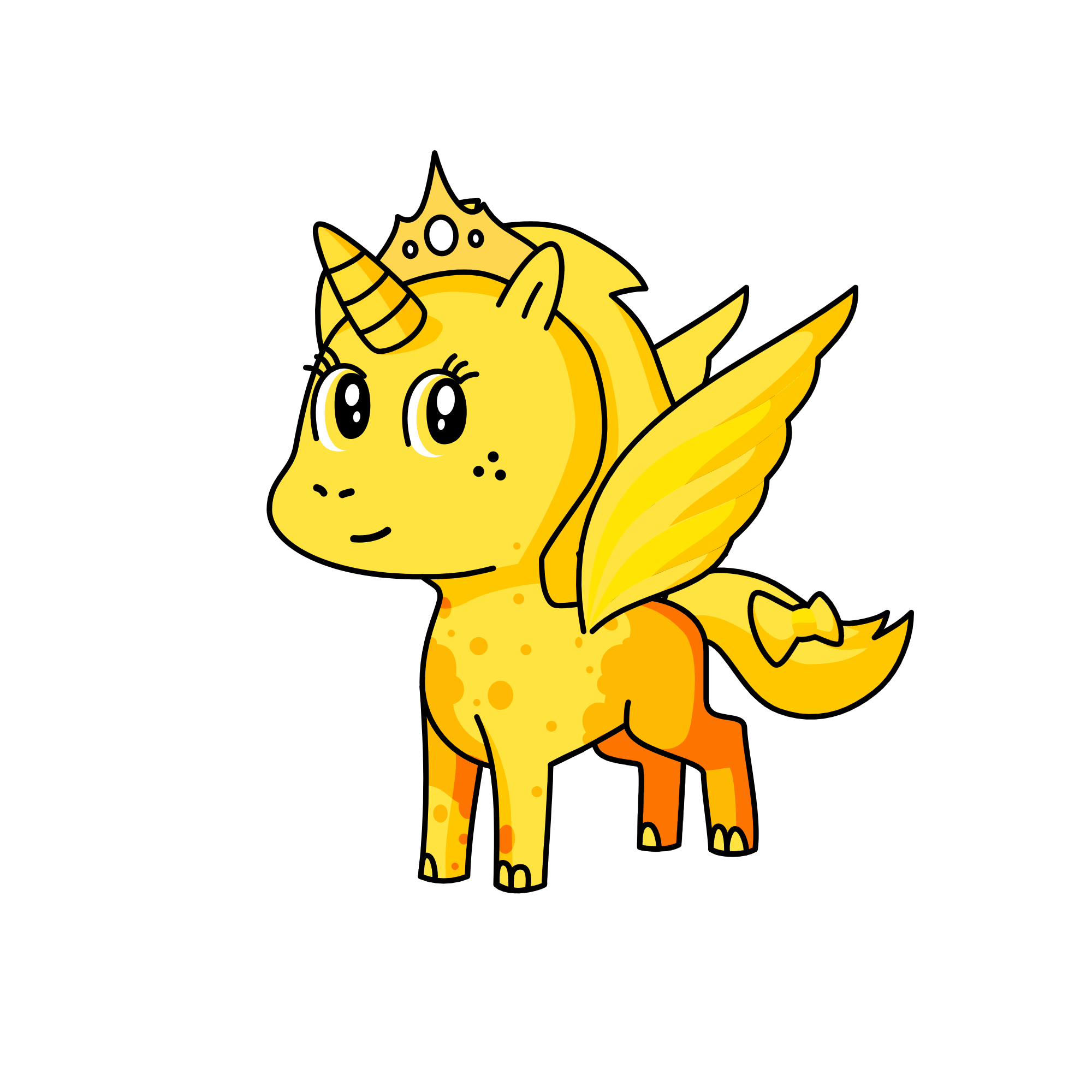 yellowin, the unicorn